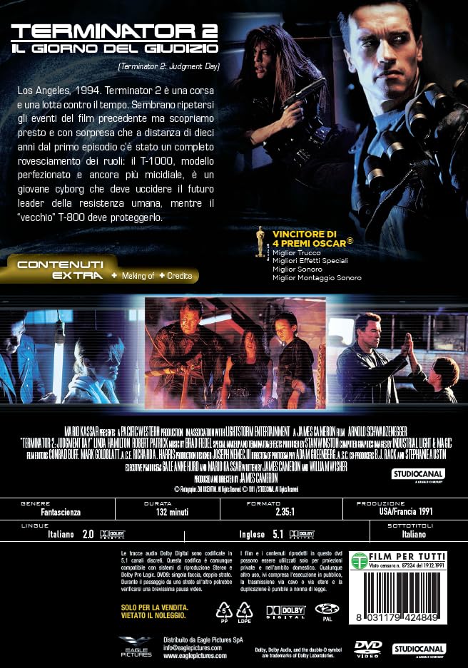 Terminator 2 - Il Giorno Del Giudizio - Collana Oscar