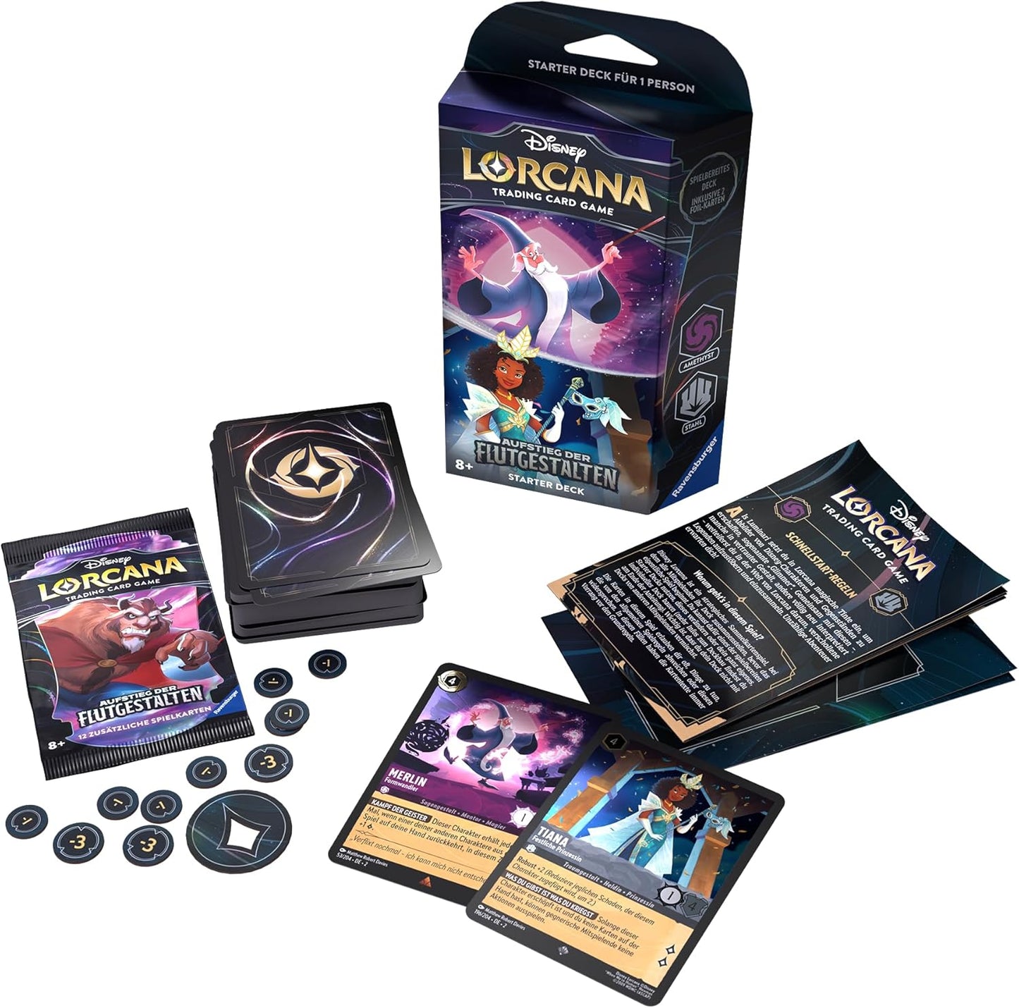 Disney Lorcana Tcg - Aufstieg Der Flutgestalten Starter Deck