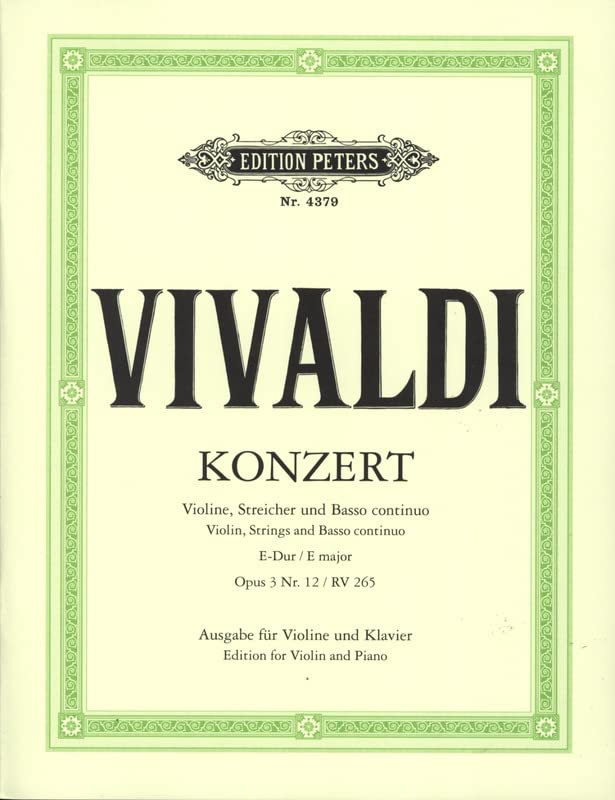 Violinkonzert E Op.3/12