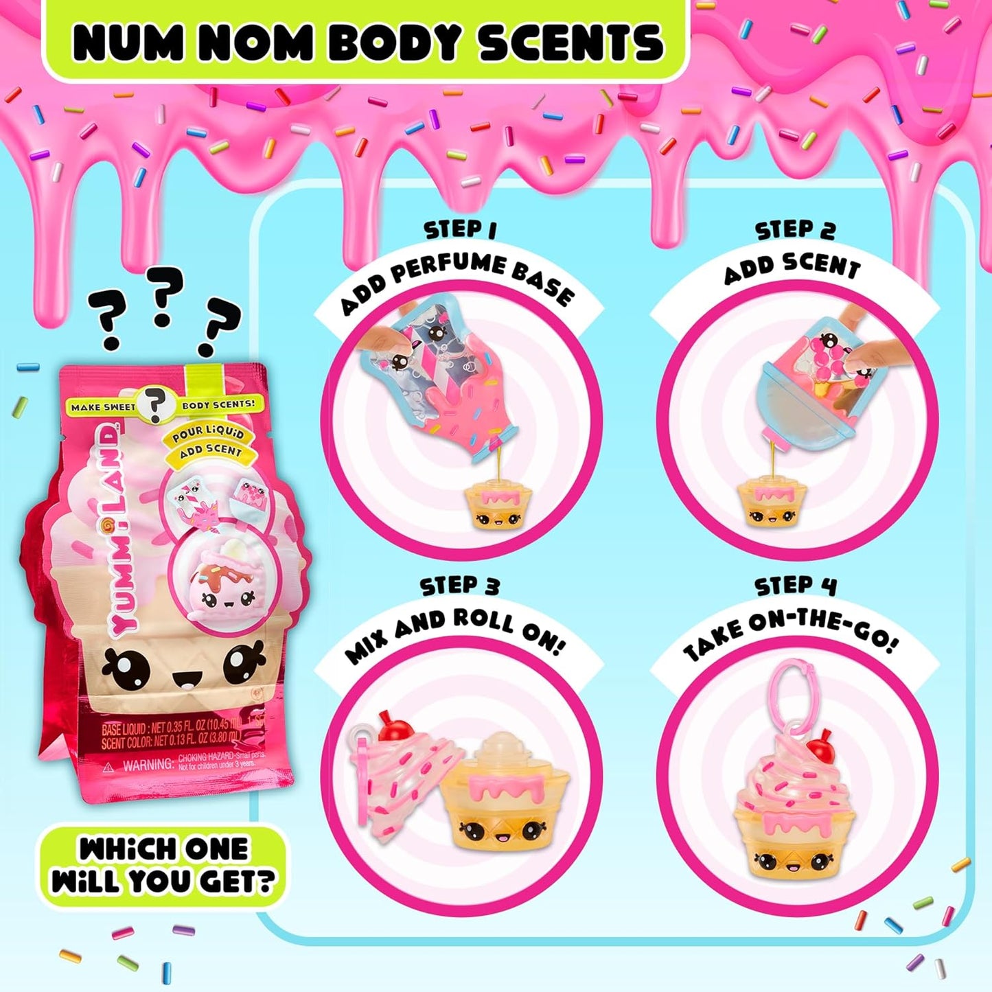 MGA Entertainment - Yummiland Num Noms Parfumroller Verrassing