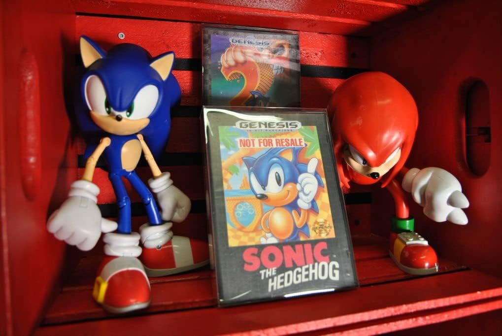 Game Box Protector for Sega Genesis Video Games - 0.40MM Thick, Anti-Dust, Acid-Free, Clear PET Sega Genesis Dust Cover and Storage Case by EVORETRO (Pack of 25
