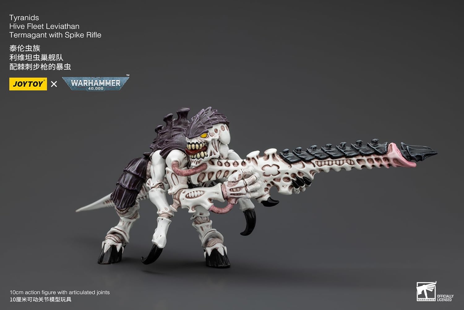JOYTOY Warhammer 40.000 Tyrannid Targant Rifle Figura de acción completa