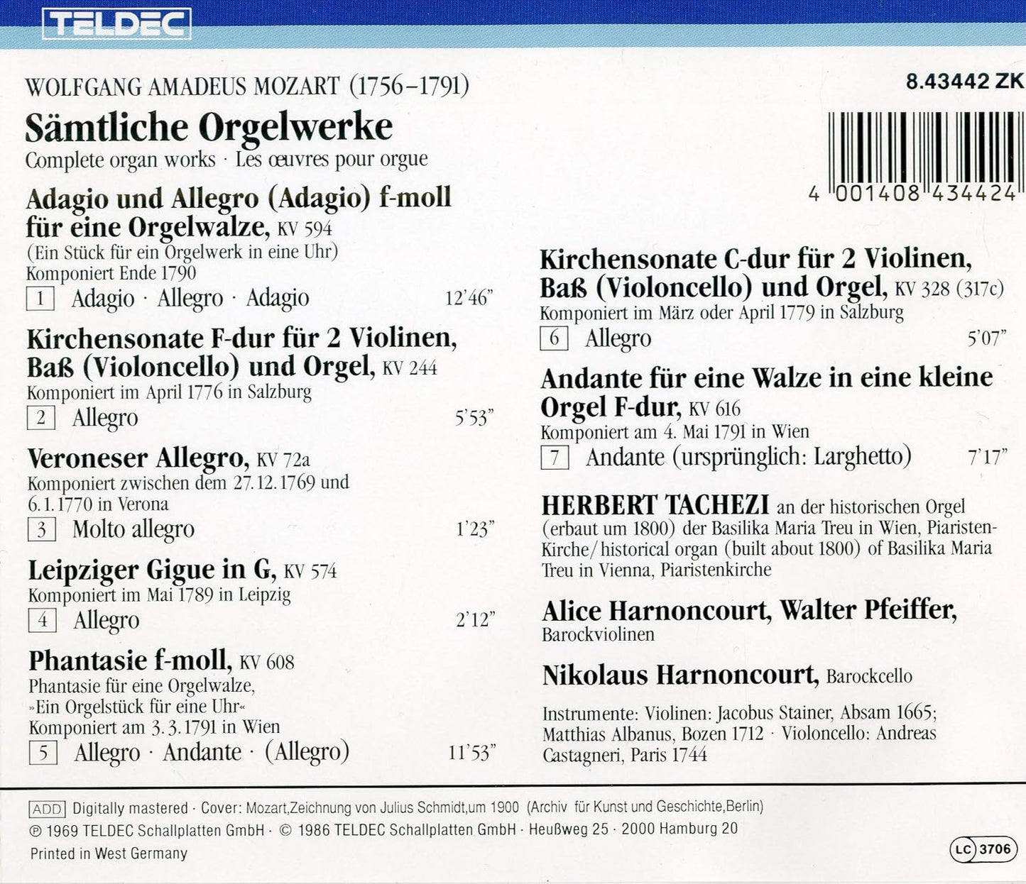 Mozart: Complete Organ Works