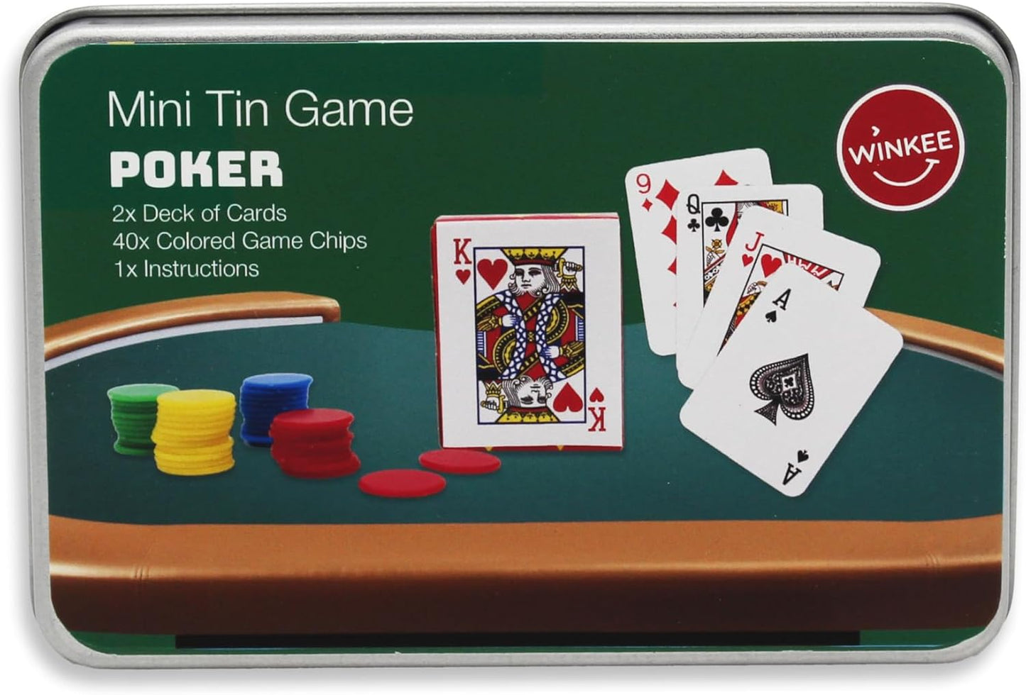 Winkee - Mini Tin Game Poker - (18404)
