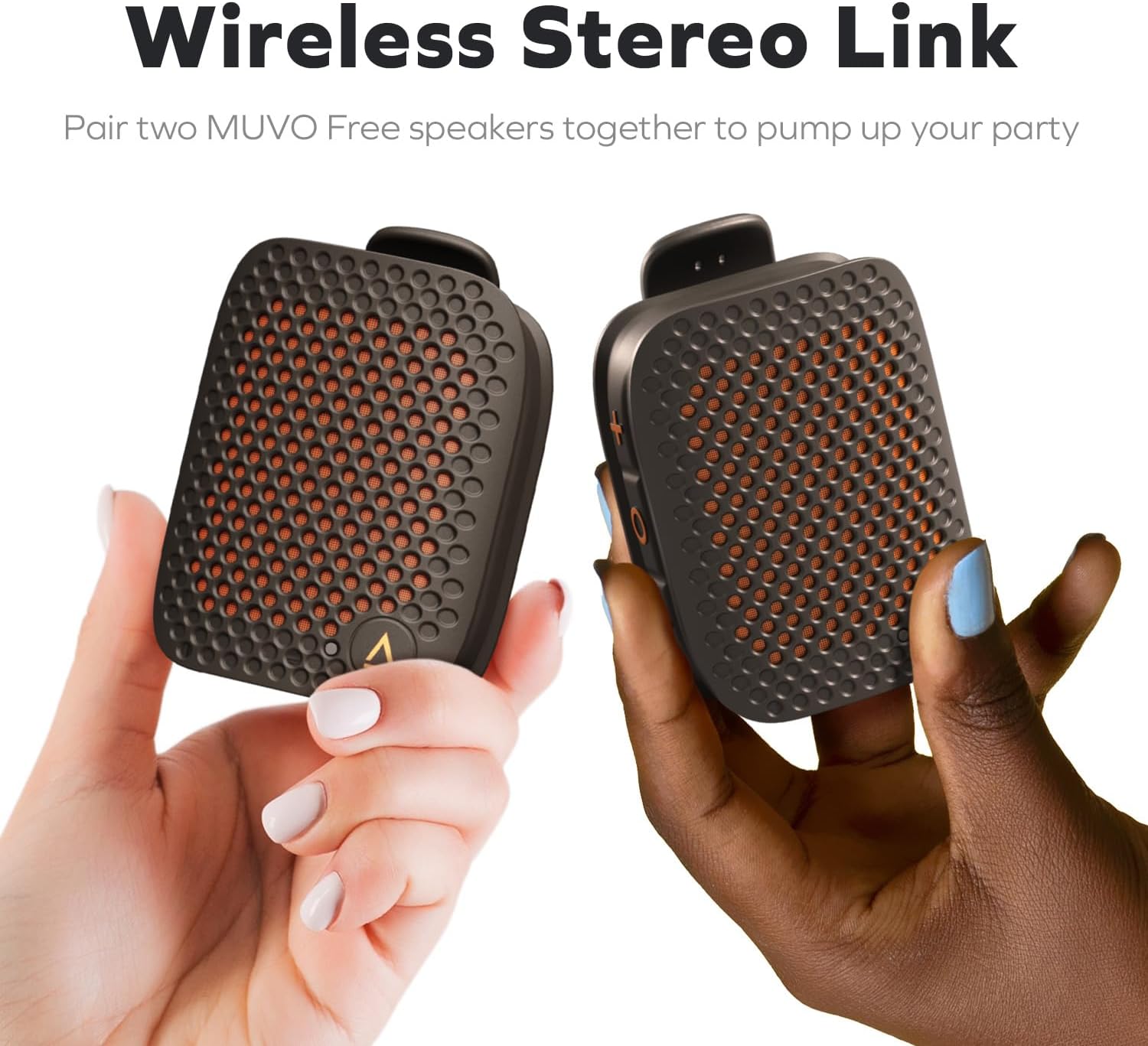 Creative - Muvo Free Clip-On Wireless Speaker With Microphone