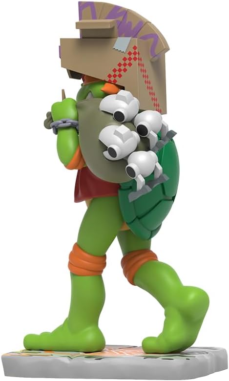 Mighty Jaxx Teenage Mutant Ninja Turtles: Michelangelo Cowa-BOO-nga! Edition | REMIXX 6 Inch Collectible Figurine