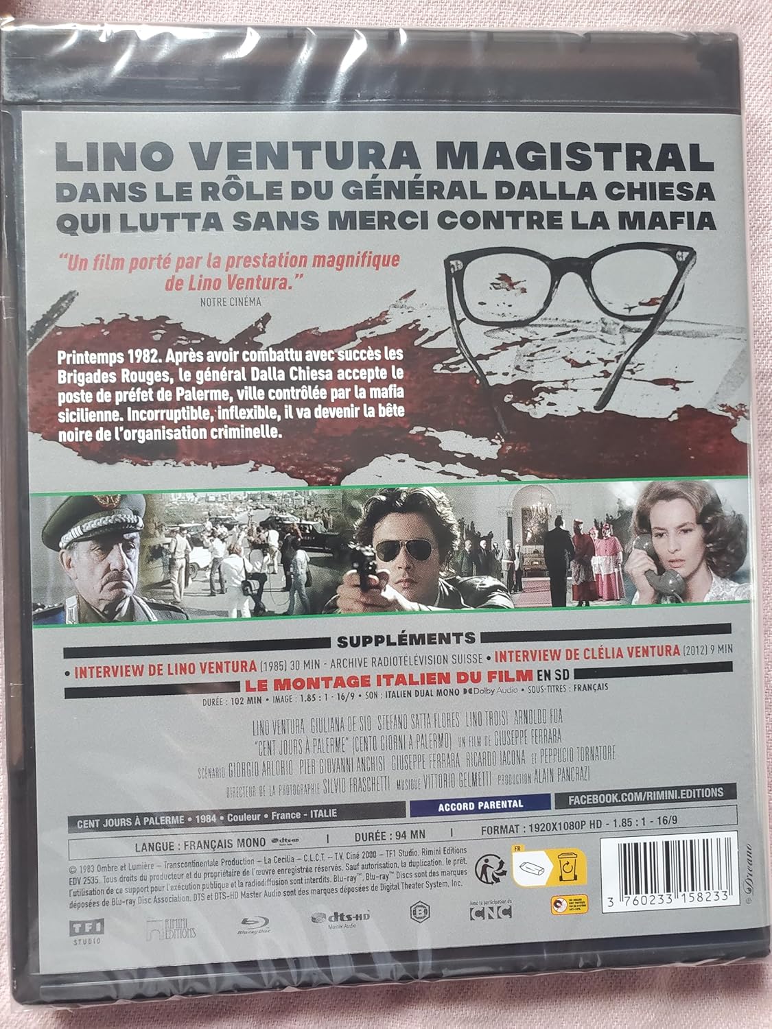 Cent Jours A Palerme/Blu-Ray