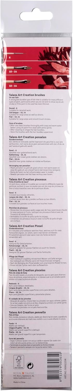 Talens Art Creation Kwastenset