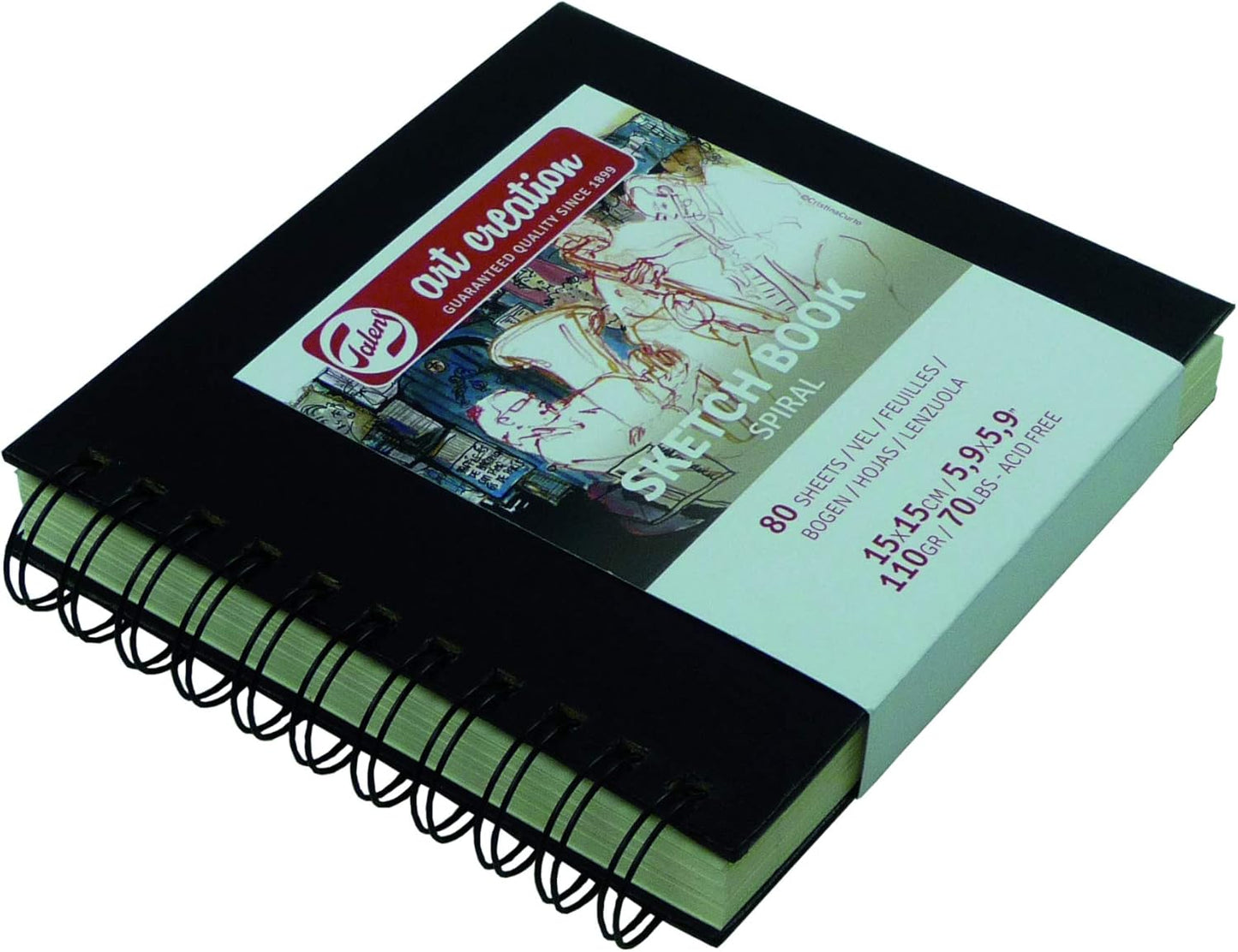 BLOC spiraal 15x15 80h 110g
