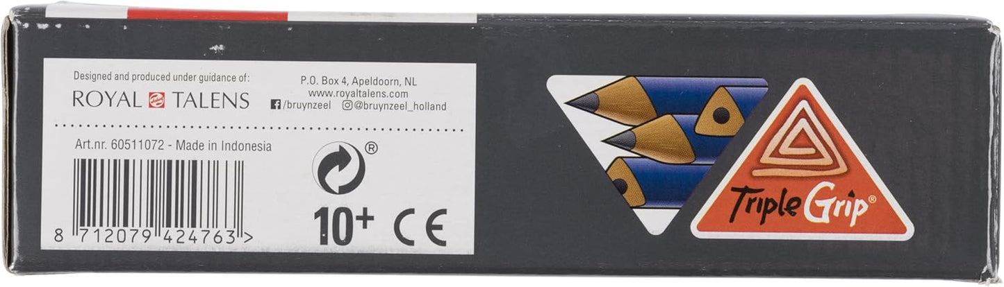 Bruynzeel Triple Grip HB Graphitstifte 72-teilig
