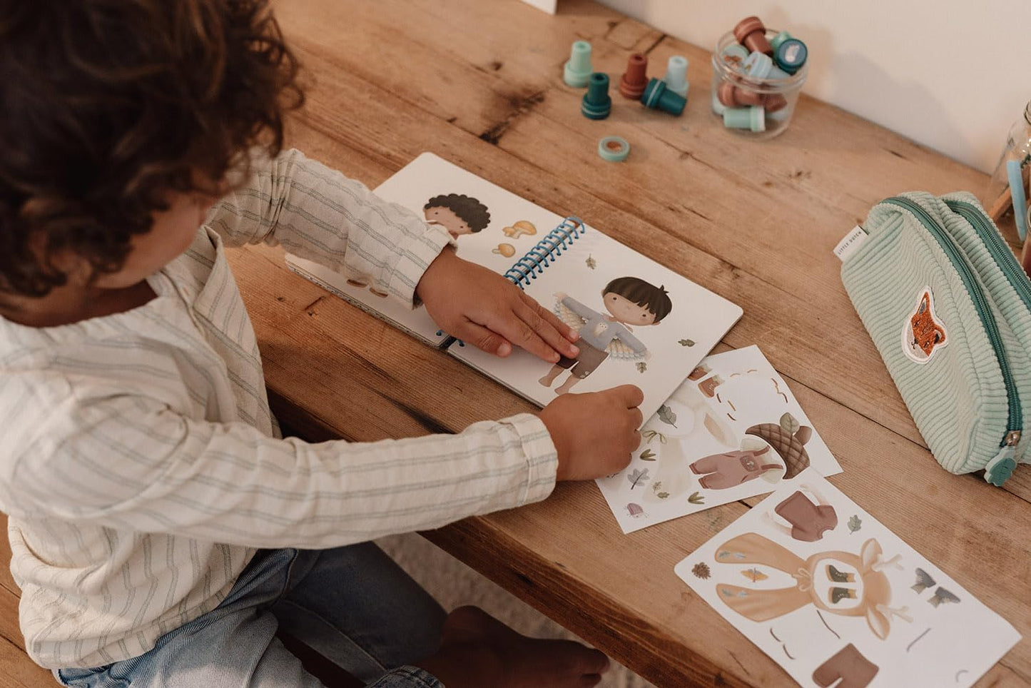 Little Dutch - Little Dutch Dress up Stickerboek Jim Forest Friends