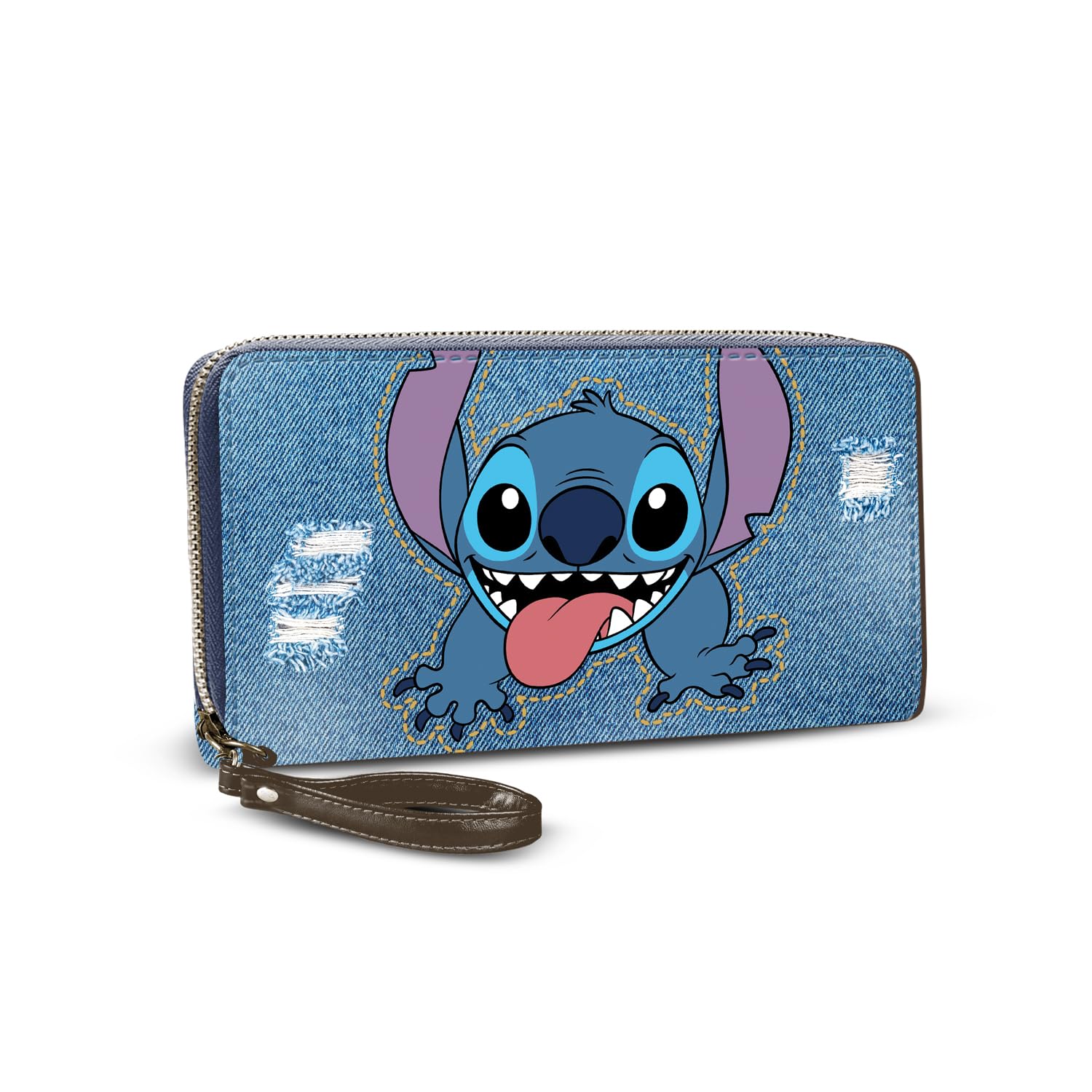 Disney Lilo and Stitch Updown-Essential Wallet, Blue, 19 x 10 cm