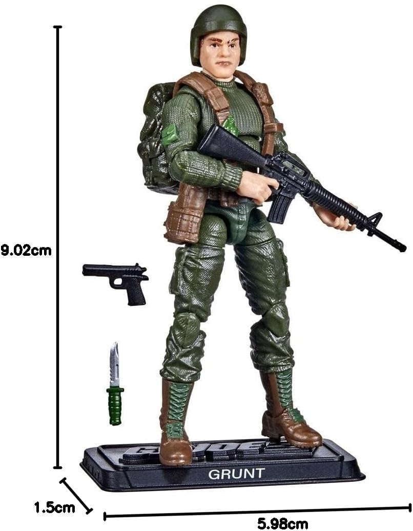 Hasbro G.I. Joe Robert Grunt Graves Retro Collection 3.75'' Plastic Action Figure (F2727) (F27275L00
