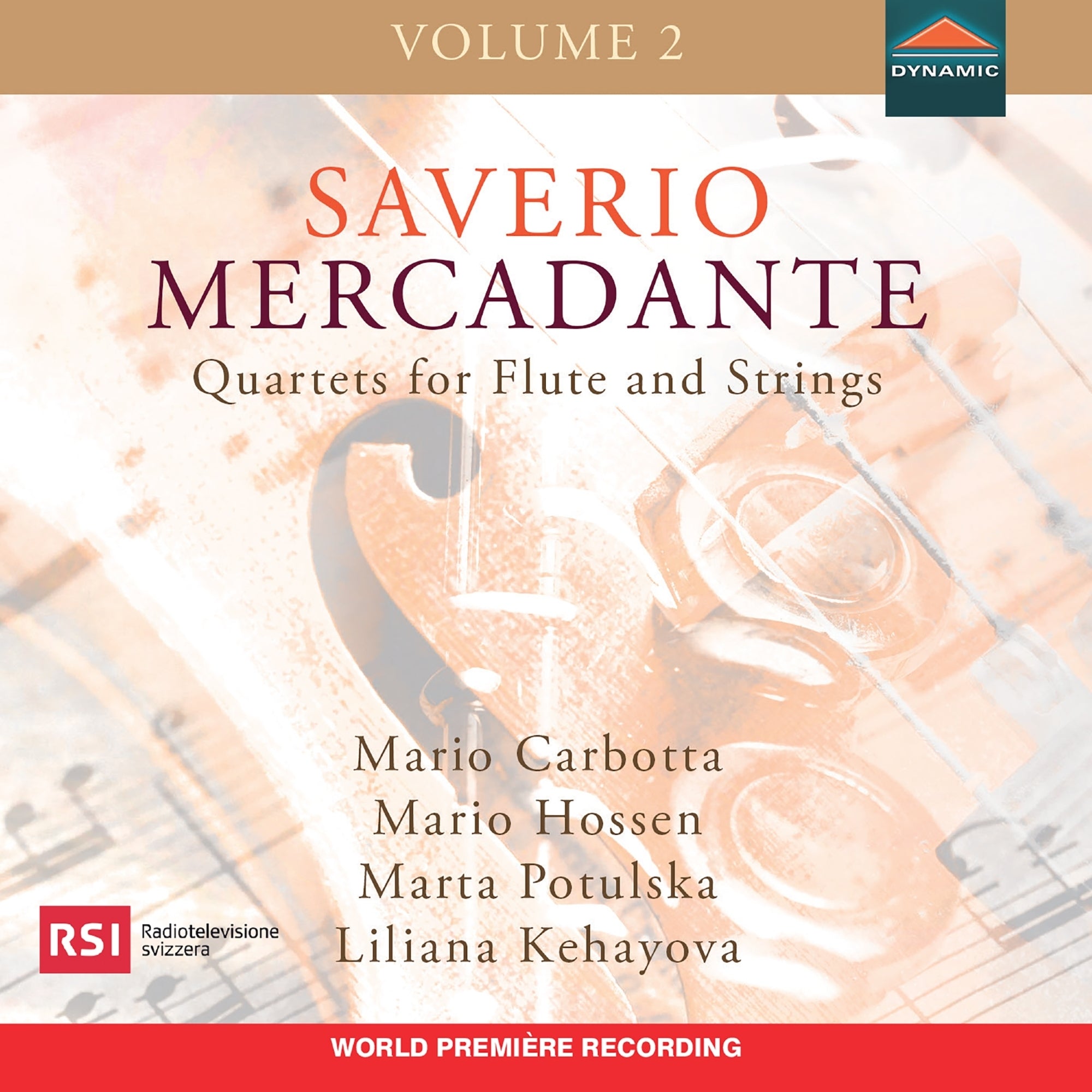 Saverio Mercadante: Quartets for Flute and Strings - Volume 2