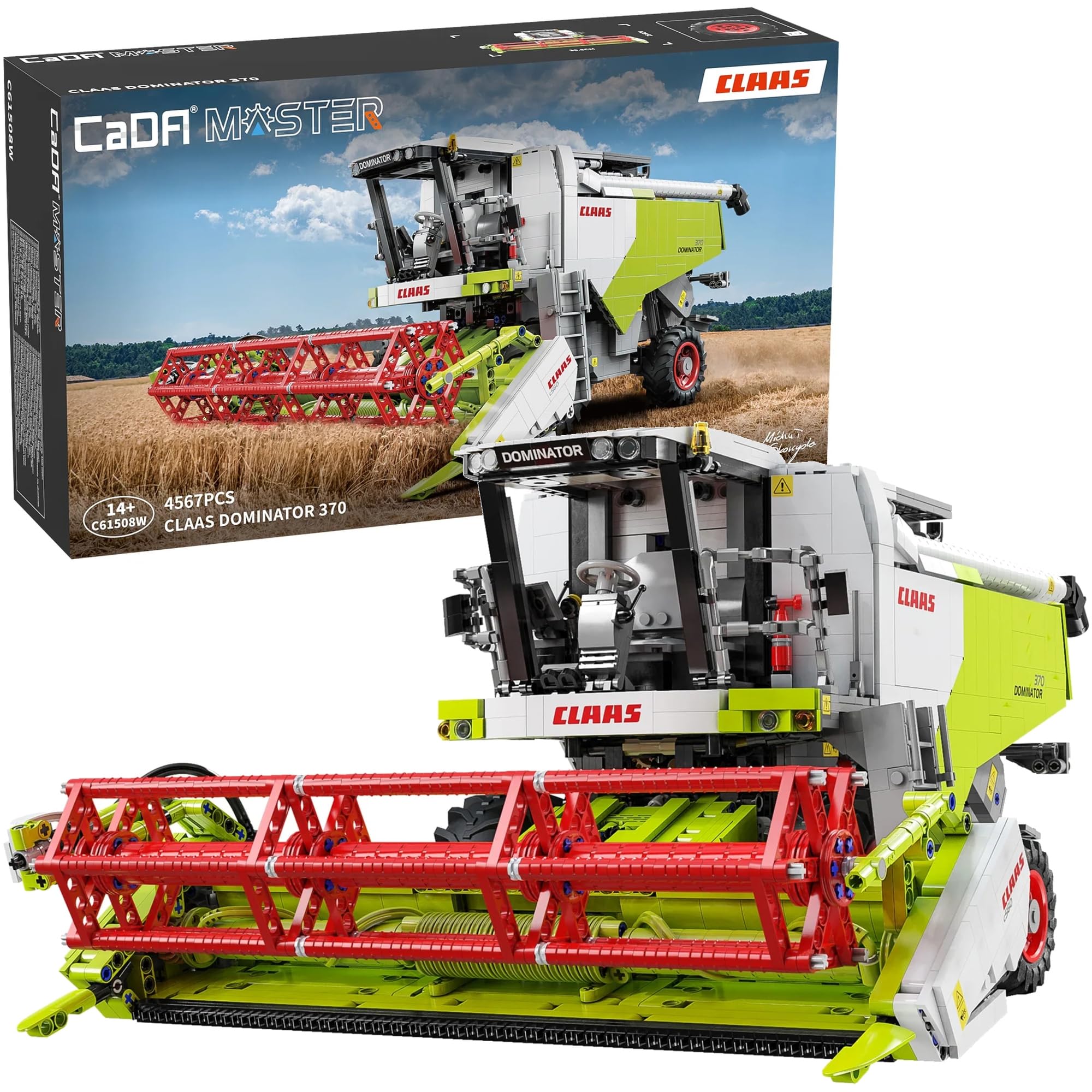 Claas Dominator 370 Combine Harvester - 4567 Pcs