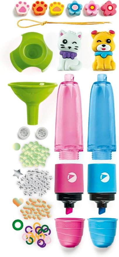 Clementoni - Clementoni Idea Maak je eigen Markeerstiften - Sweet Pets