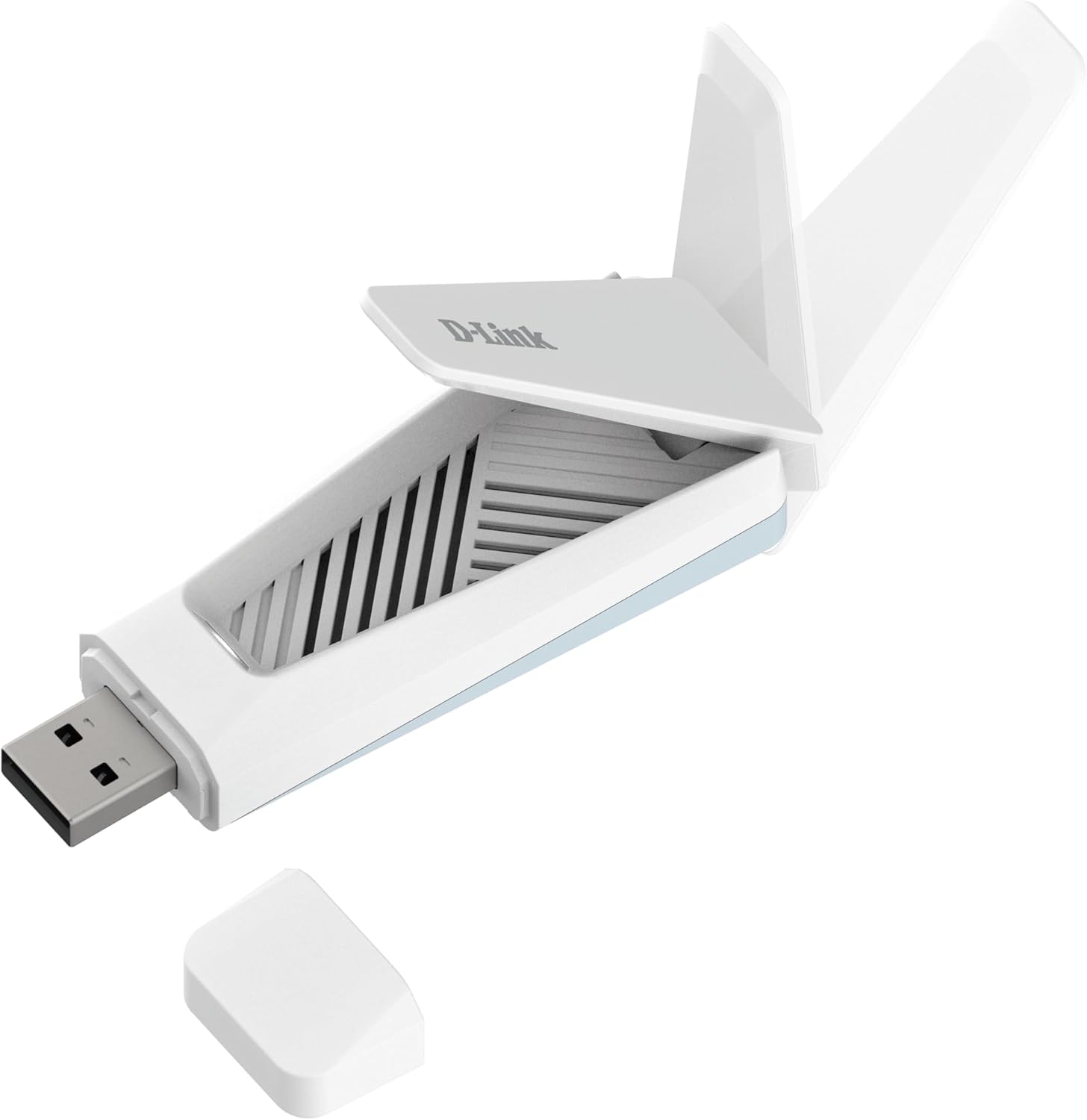 D-Link AX18U AX1800 Wi-Fi 6 USB Adapter, Wi-Fi Dongle,MU-MIMO, Dual Band, Foldable Antenna, WPA3, USB 3.0, Lower Latency, Compatible with Windows 11/10