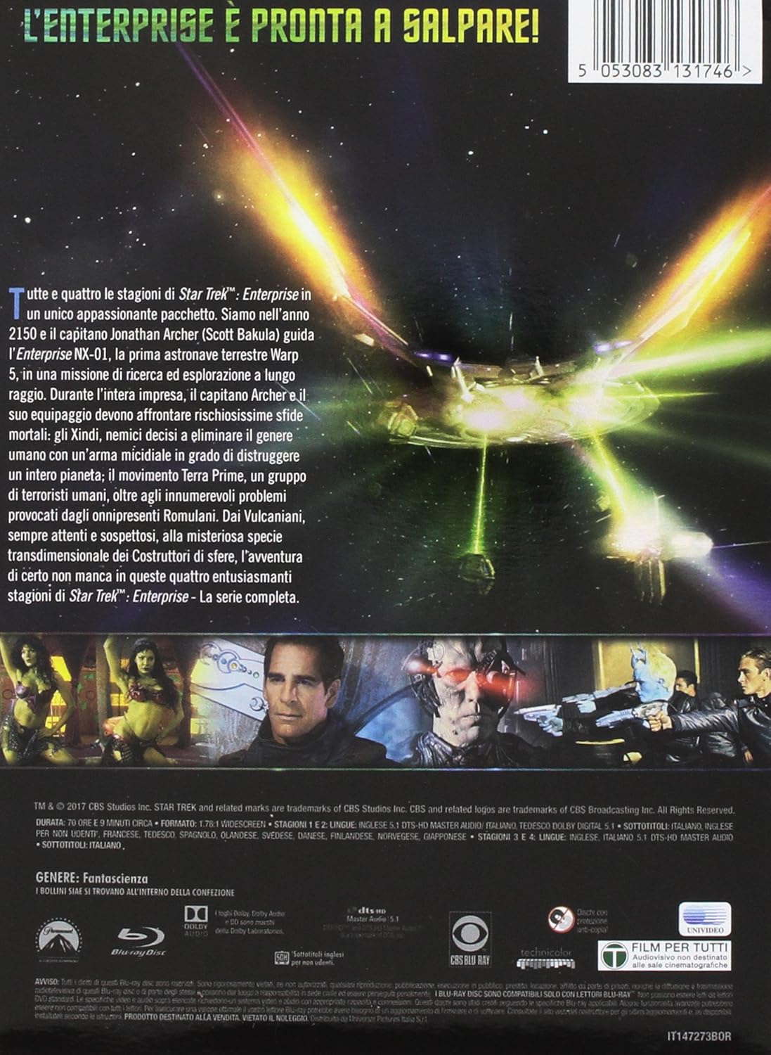 Star Trek Enterprise-Stag1-4 (24Dischi