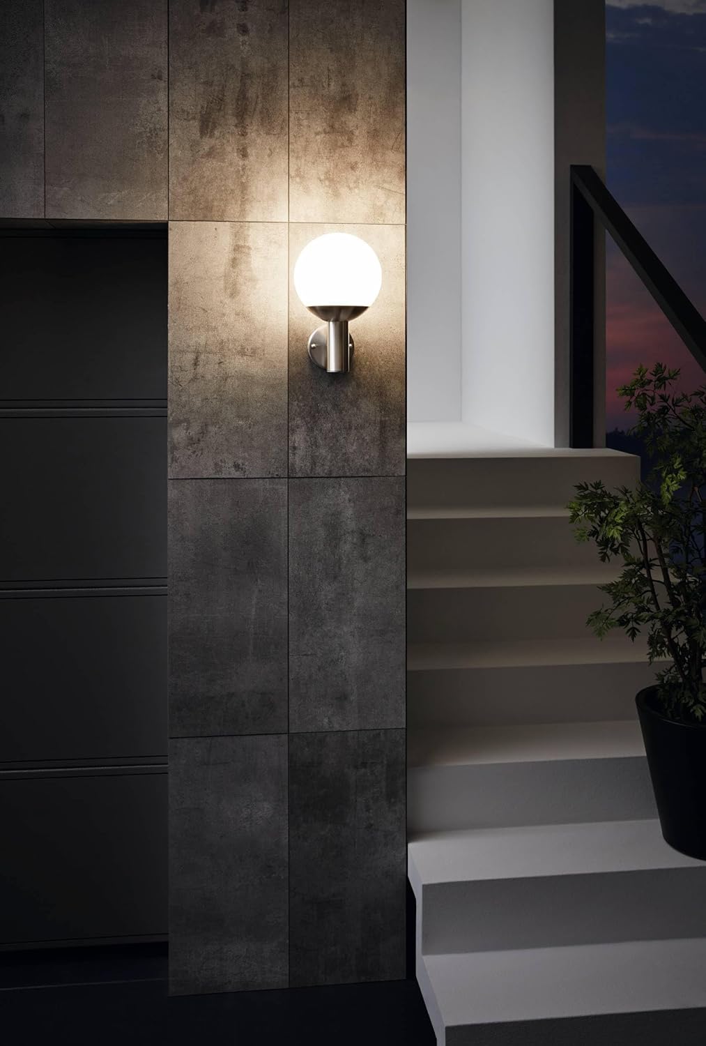 Eglo Nisia-Z Smart Outdoor Wall Lamp - Rgb + Tunable White - Zigbee & Bluetooth