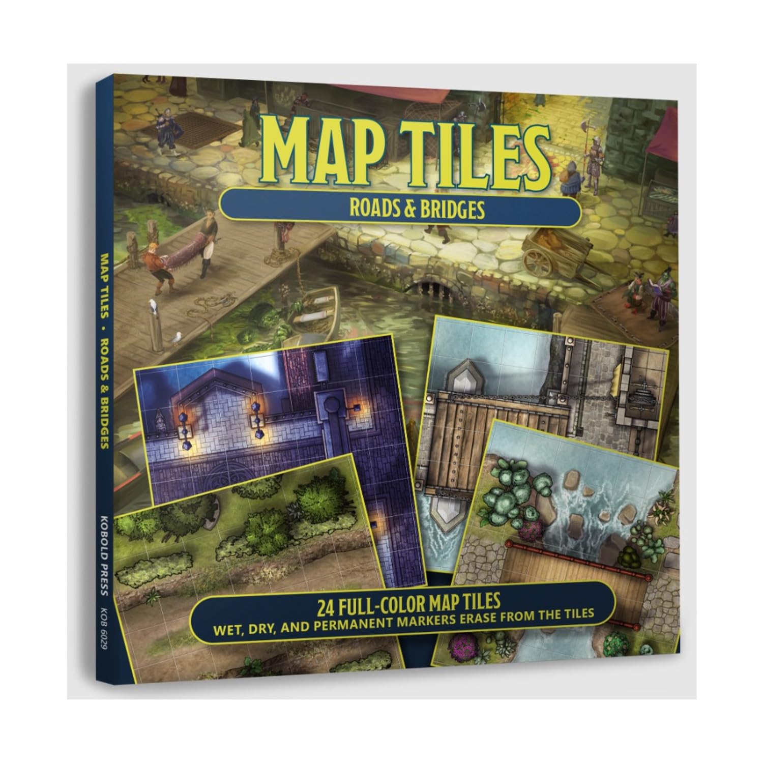 Kobold Press Map Tiles - Roads & Bridges