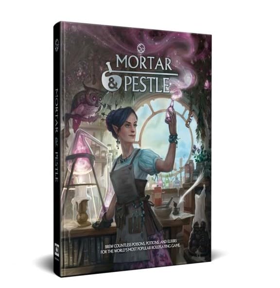 Vault 5th Edition: Mortar and Pestle by Cubicle 7, for Players 14+, Roleplaying Game Book