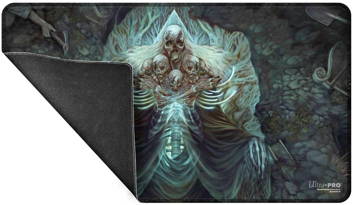 Ultra PRO - Commander Series #5 - Three Color Wedge - Myrkul Stitched Playmat for Magic: The Gathering | Use as Mousepad, Desk Mat, Protects MTG Cards During Gameplay Best TCG Tournament Essential
