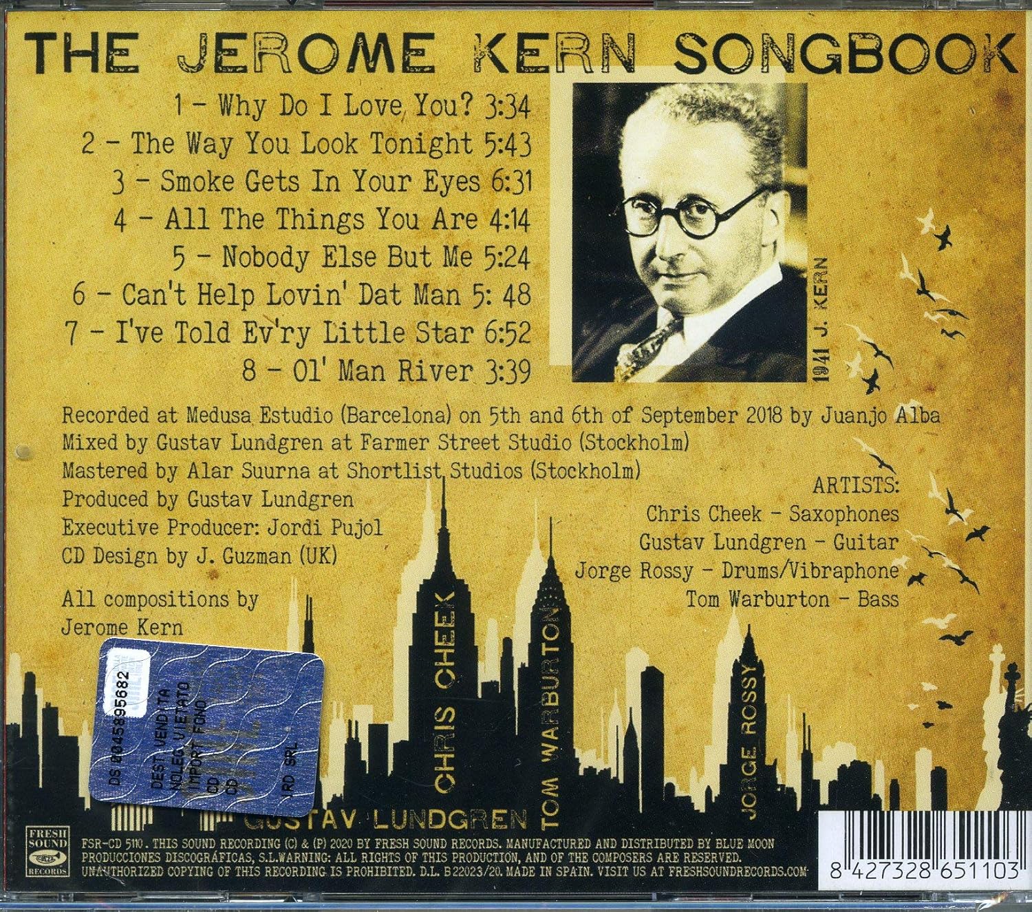 The Jerome Kern Songbook · A Beautiful Selection of Songs From