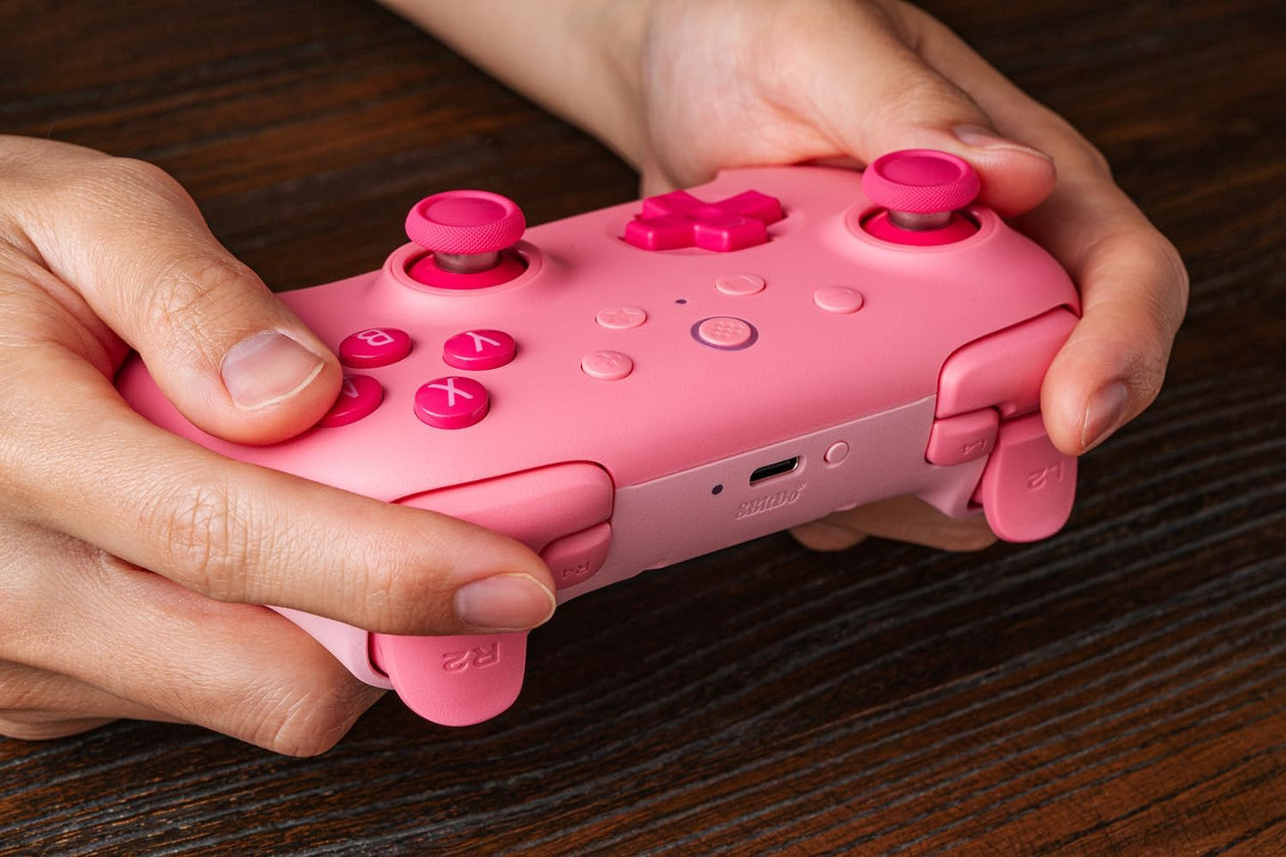 8Bitdo Ultimate 2C Bluetooth Controller for Switch, Wireless Controller with 6-Axis Motion Control, Rumble Vibration, Refined D-Pad and Bumpers, and Hall Effect Joysticks (Pink
