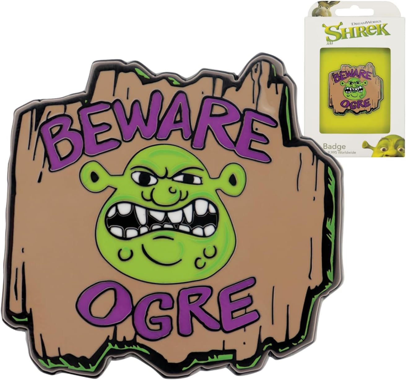SHREK - Beware Ogre - Limited Edition Pins