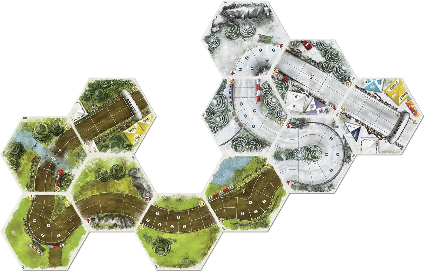 Synapses Games | Rallyman: Dirt Monte Carlo | Expansion | Dice Rolling Board Game | Push Your Luck Game |Ages 14+ | 1 to 6 Players | 60+ Minutes