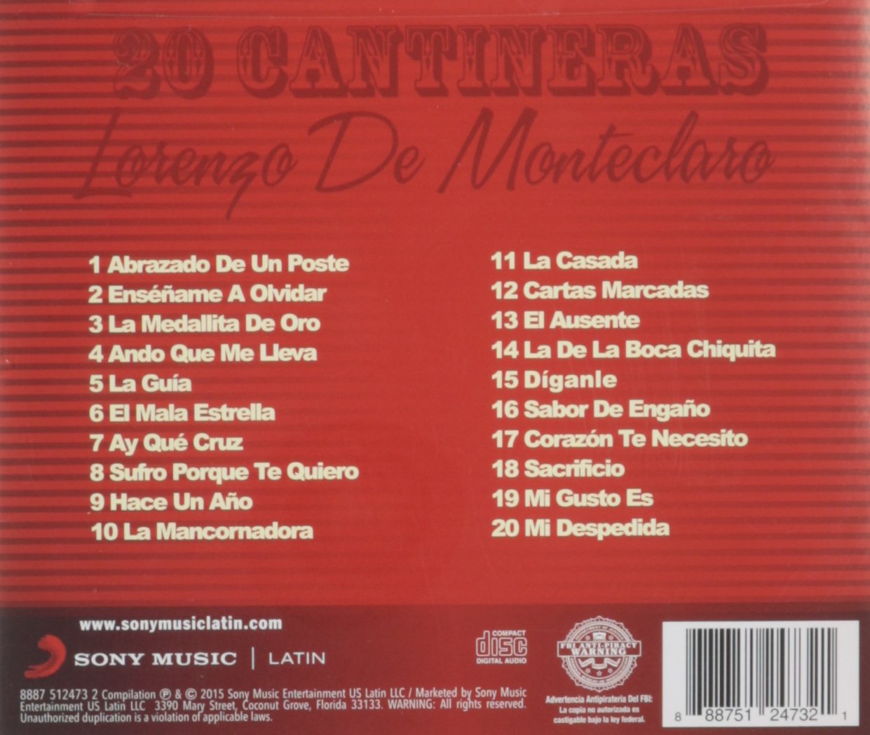 20 Cantineras