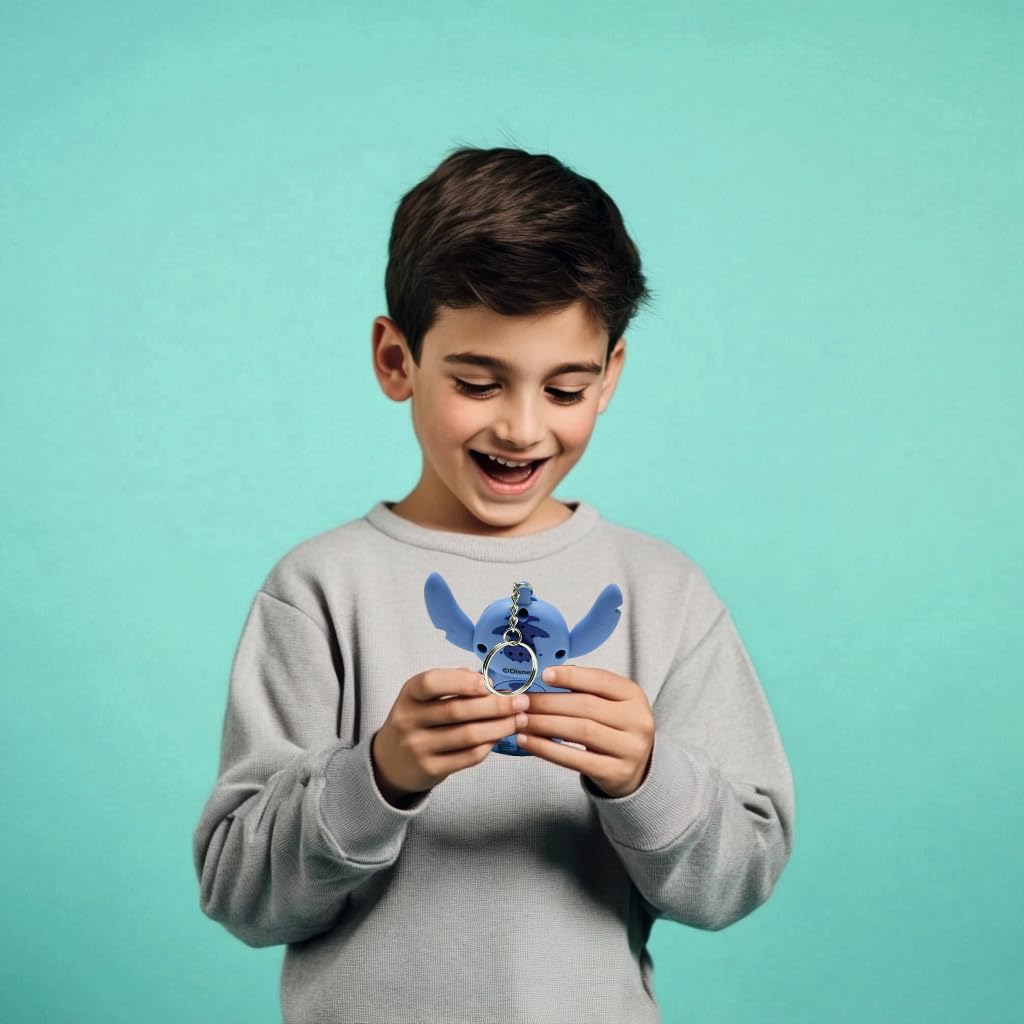 Lexibook, Disney Stitch, My Best-e, Console di gioco portatile, Compagno interattivo ed educativo per bambini, 8 categorie di giochi, Schermo colorato, Blu, JLMB10D