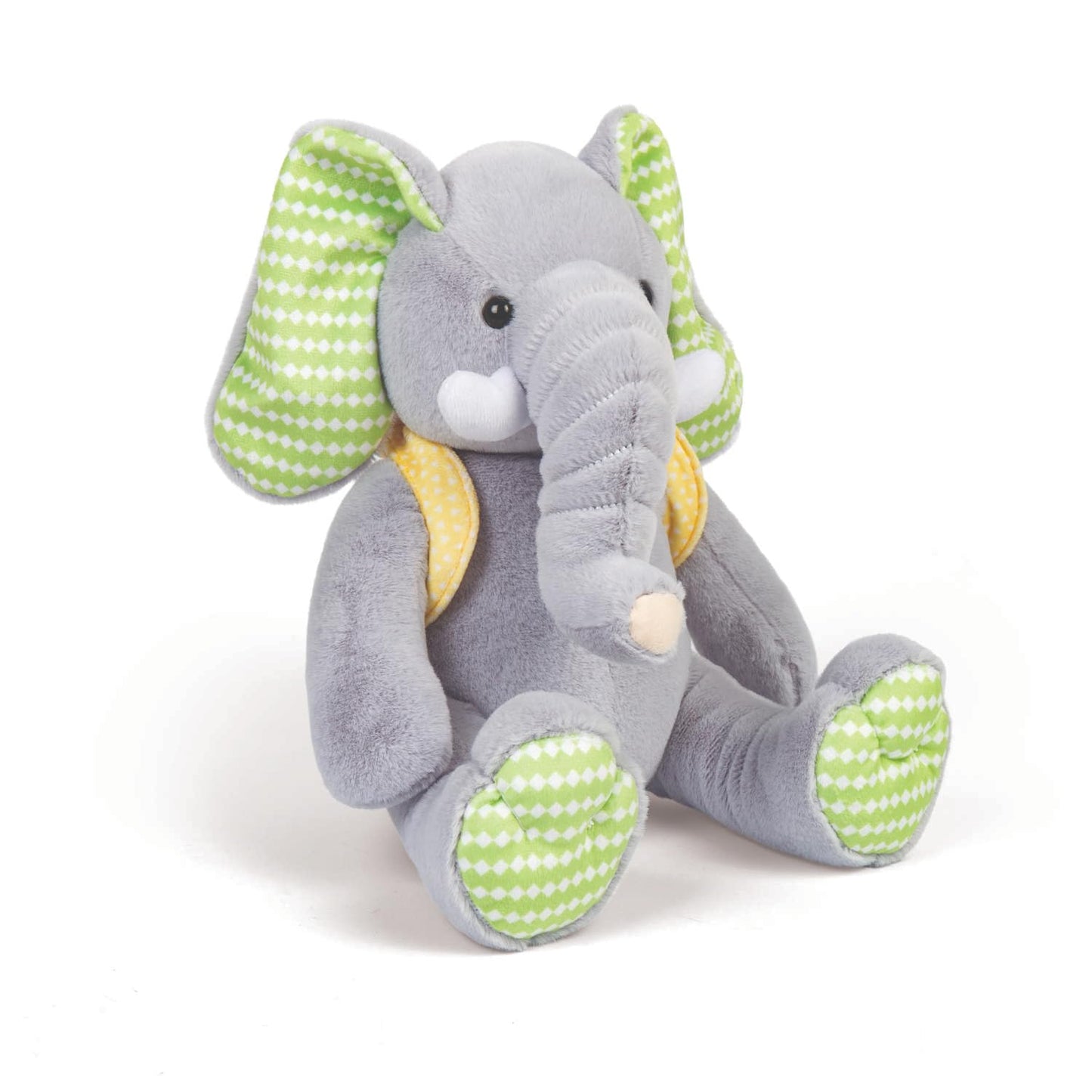 Bigjigs Toys Grande elefante peluche – Peluche animale di peluche, orsacchiotti e peluche per bambini, animali di peluche, regali per neonati e bambini, età 12 mesi +