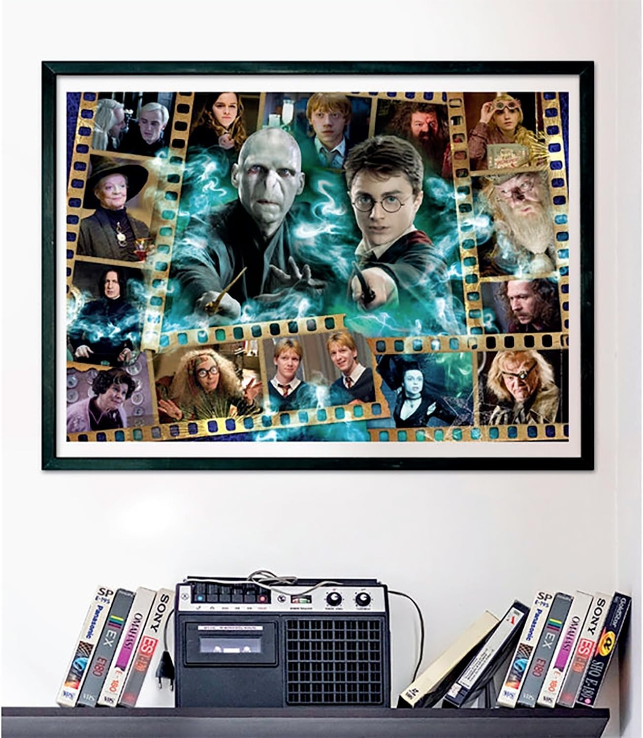 Clementoni - Puzzle 1000 Teile für Erwachsene und Jungen, Special Series, Harry Potter, Compact Box mit Poster, Geschenkidee für Damen und Herren, Made in Italy, 70 x 50 cm, 37048