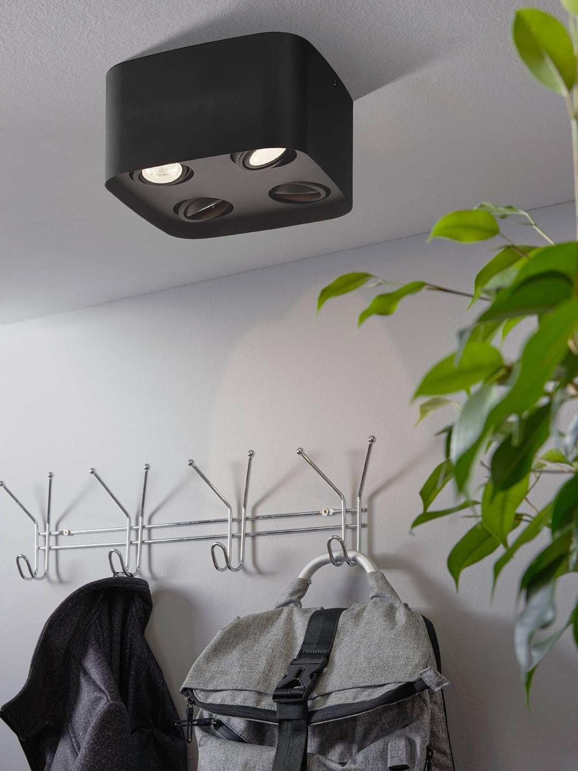 Eglo Caminales-Z Smart Ceiling Lamp - Black - 24X24 Cm - Rgb + Tunable White - Zigbee & Bluetooth