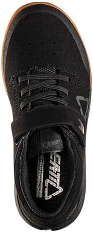 Leatt Unisex's 6009554090622 Flat 2.0 Junior Shoes-3 US / 34.5 EU-Black, multicoloured, standard size
