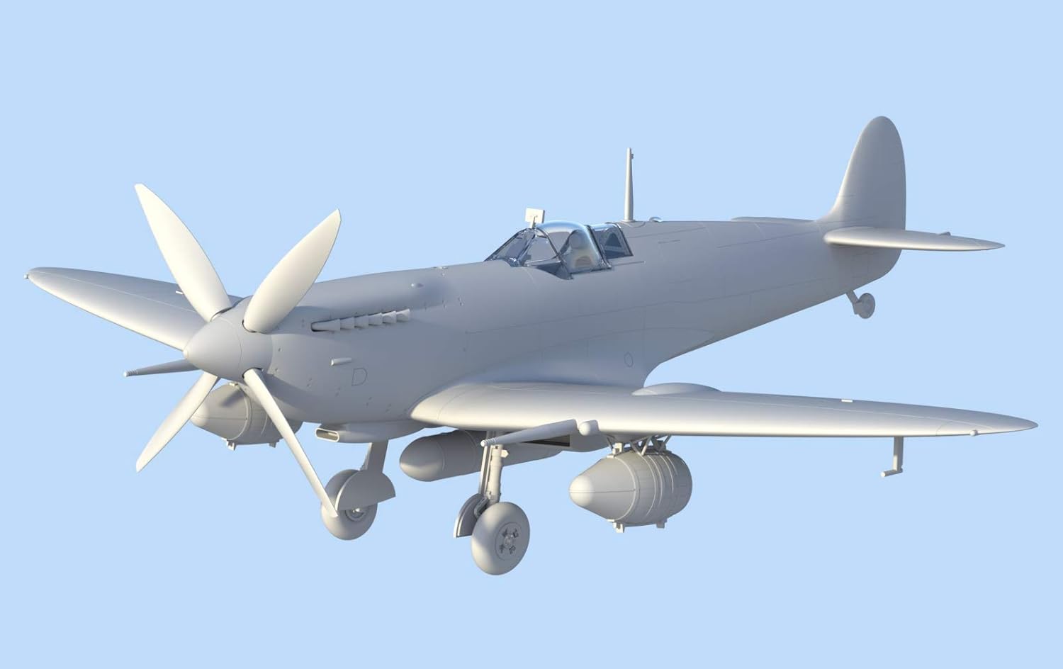 ICM 1:48 - Spitfire Mk.IXC Beer Delivery