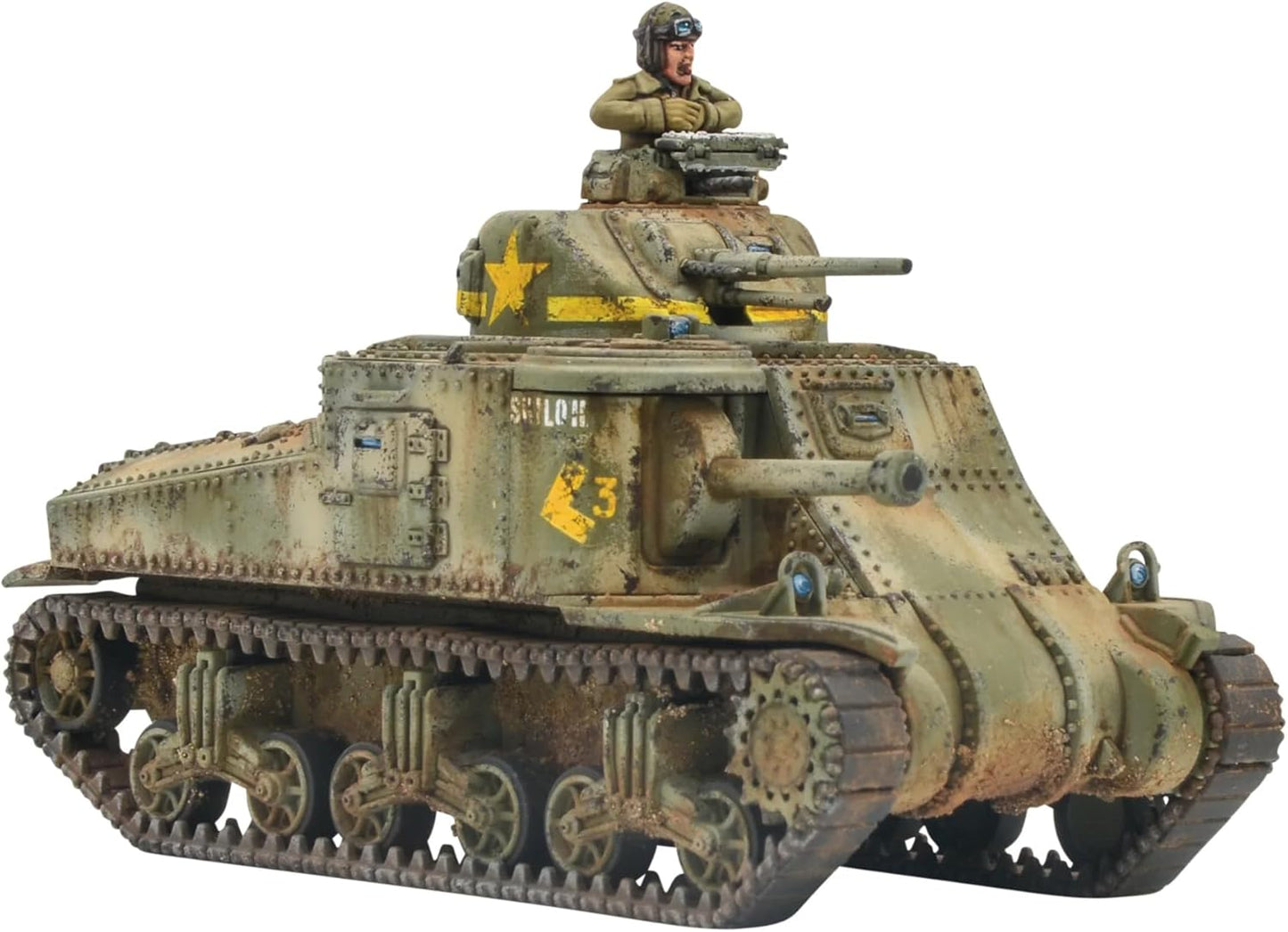 Warlord Games M3 Lee Medium Tank - 1:56 / 28mm US Army Plastic Scale Model Tank for Bolt Action Highly Detailed World War 2 Miniatures