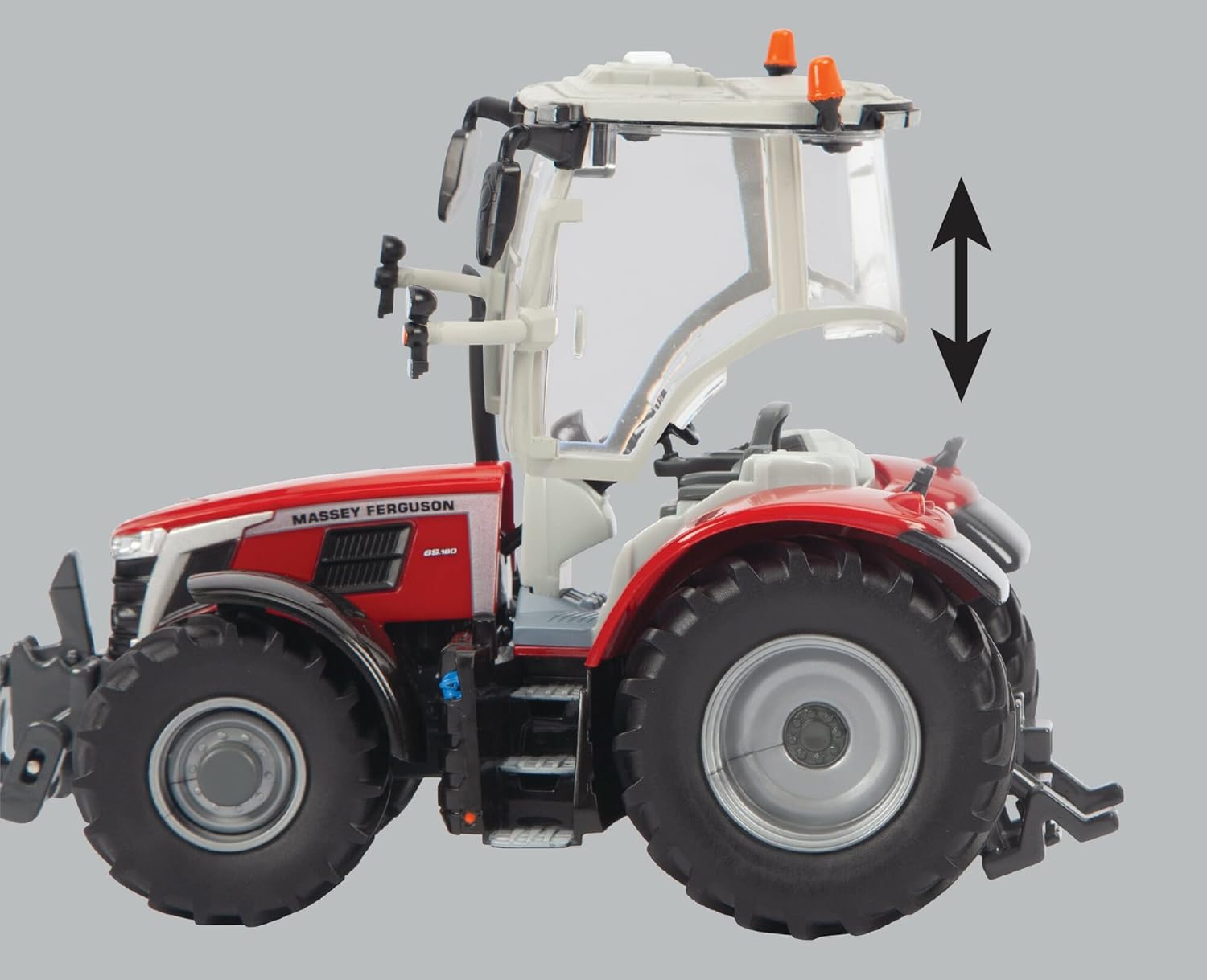 Britains Massey Ferguson 6S.180 Tractor Toy, Farm Toys for Children, Massey Ferguson Tractor Toy Compatible with 1:32 Scale Farm Animals and Toys, Suitable for Collectors &Children from 3Years