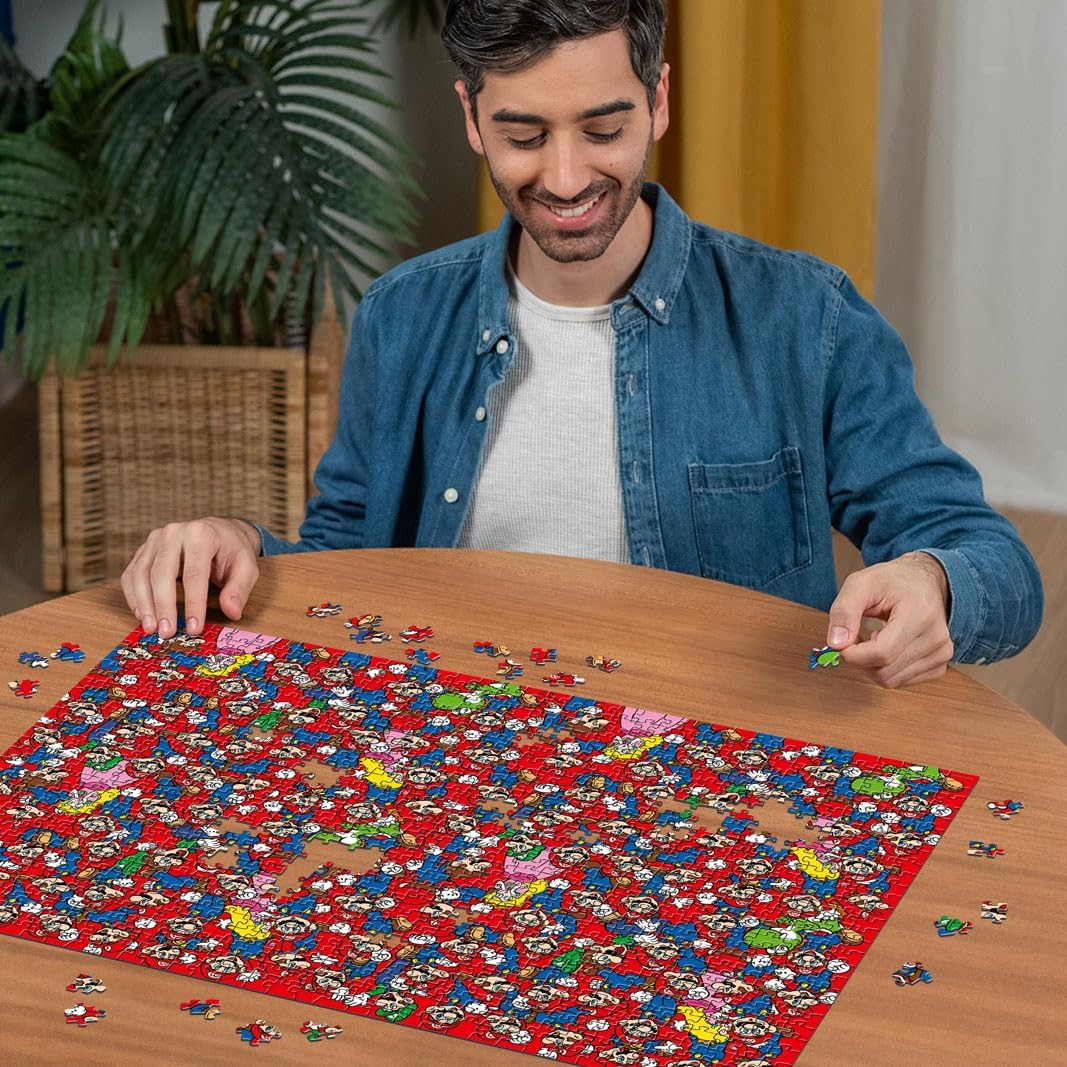 Ravensburger Super Mario 1000 Piece Jigsaw Puzzles for Kids and Adults Age 12 Years Up - Challenge Edition