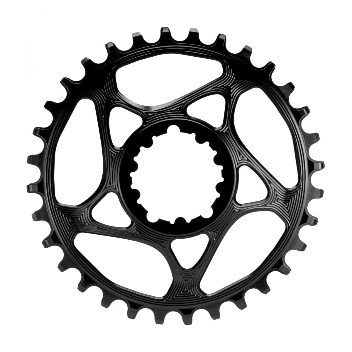 AbsoluteBLACK, Round Sram Direct Mount Boost chainring N/W, BLACK, 32T, ROUND