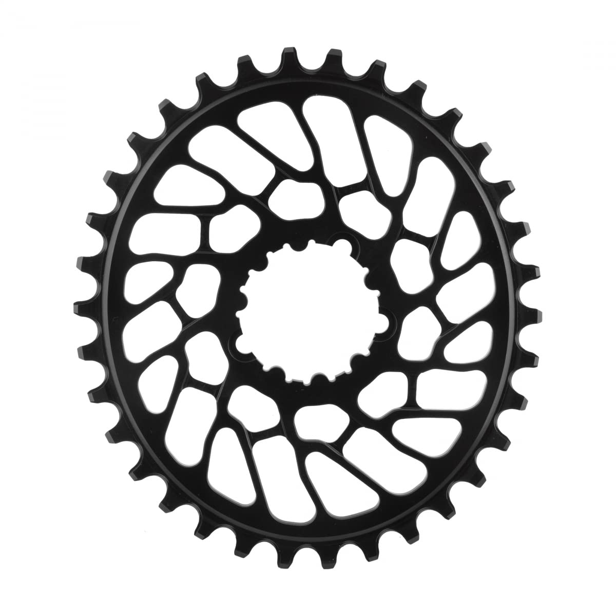 absoluteBLACK Oval Sram DM Super Boost Blk 34T, Crown Unisex Adult, Black