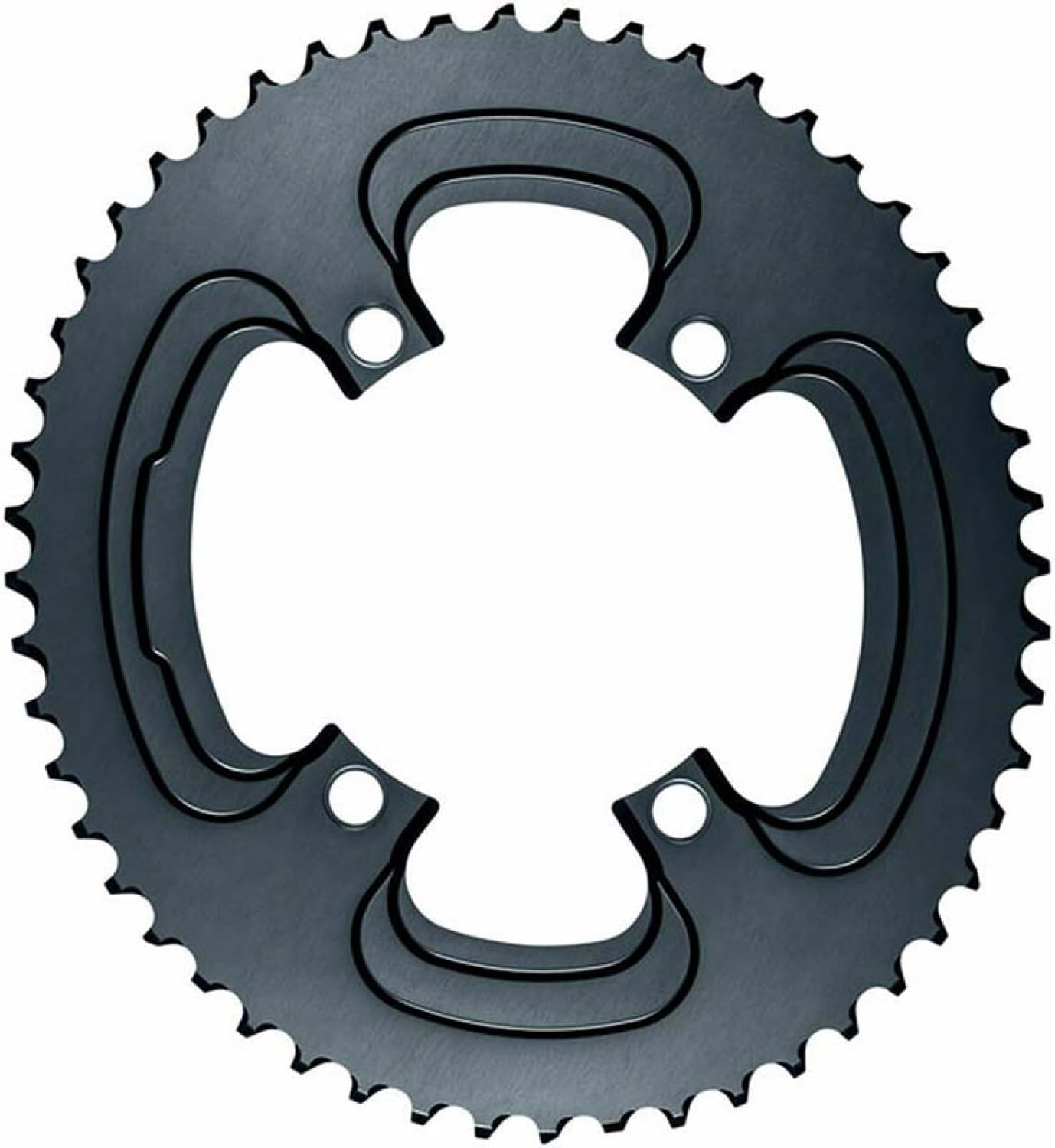 absoluteBLACK ABSOLUTE BLACK CHAINRING TRAINING OVAL 110mm 50T 4B 2X GY