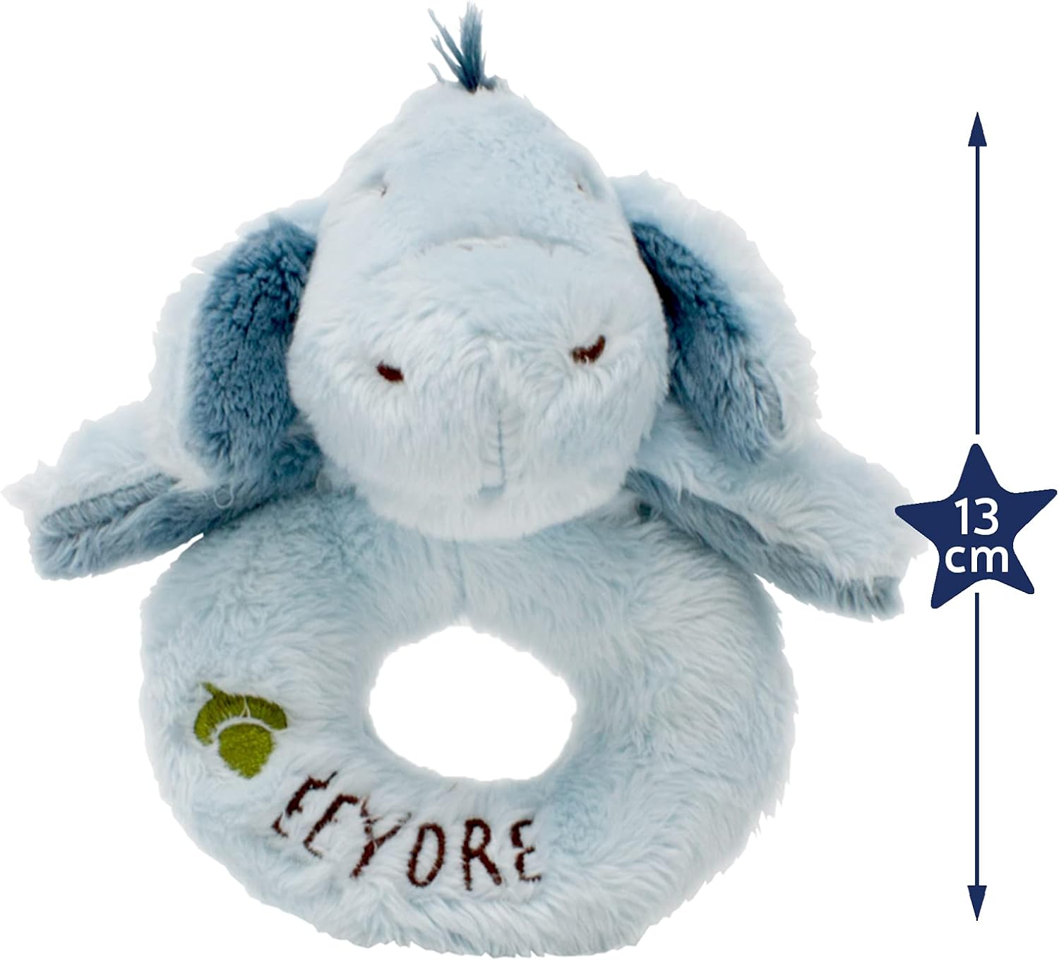 Rainbow Designs Classic Eeyore Ring Rattle, White