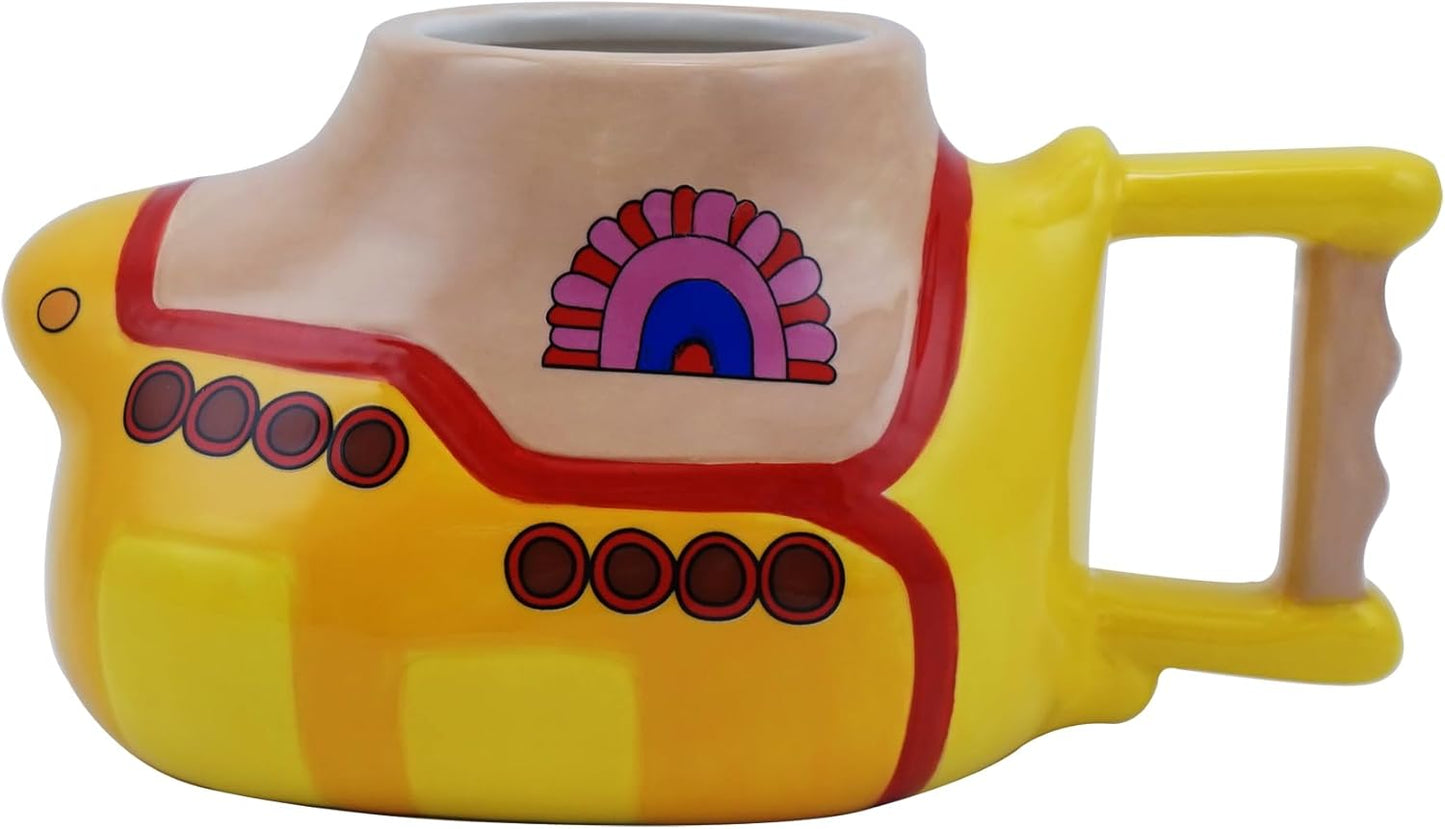 Half Moon Bay Beatles Ceramic Mug - Coffee & Tea Mugs | Beatles Gifts | Yellow Submarine Tea Cup