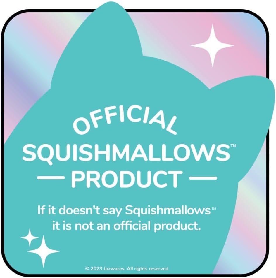 Original Squishmallows 7.5-Inch Woxie the Magenta Bigfoot