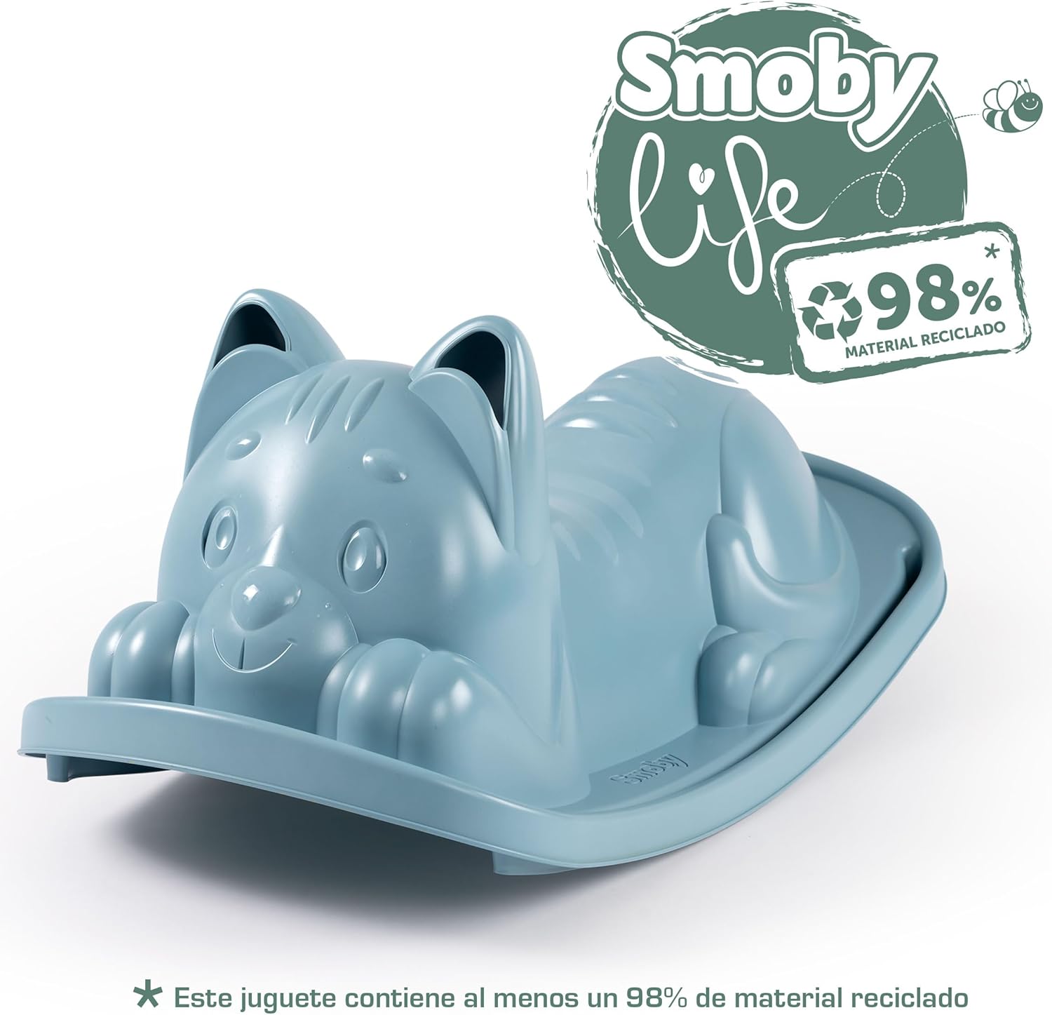 Smoby - Smoby Life Schommel Kat Blauw