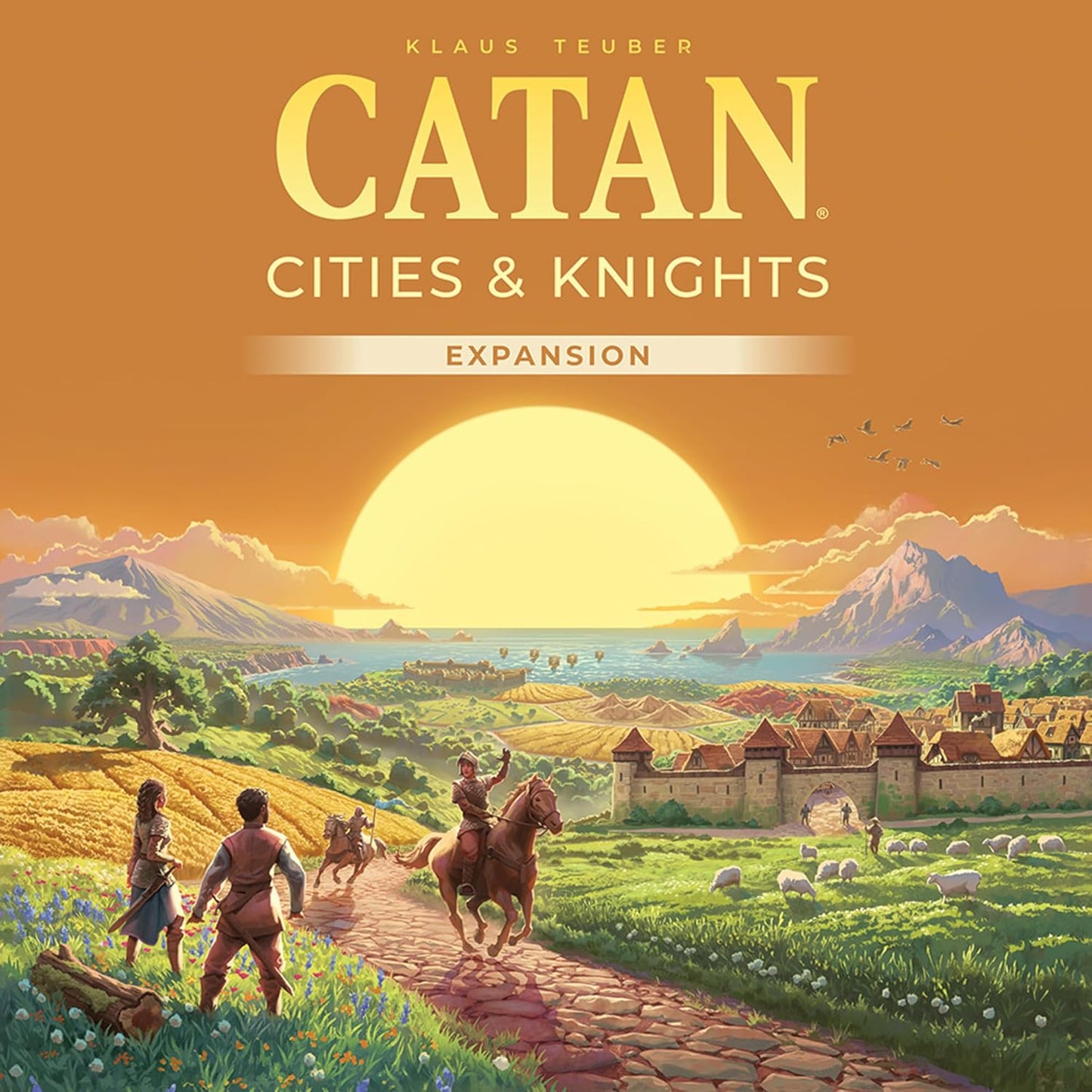 CATAN Cities and Knights Expansion 6ª edición | Juego de mesa | A partir de 12 años | 3-4 jugadores | 60-90 minutos de tiempo de juego