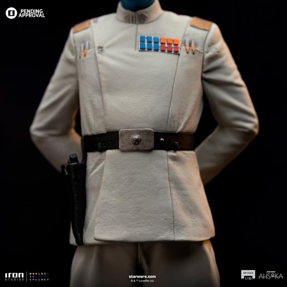Iron Studios Collectible Statue Grand Admiral Thrawn - Star Wars - Art Scale 1/10 Multicolor Polystone 9.6 inches 24,5 cm