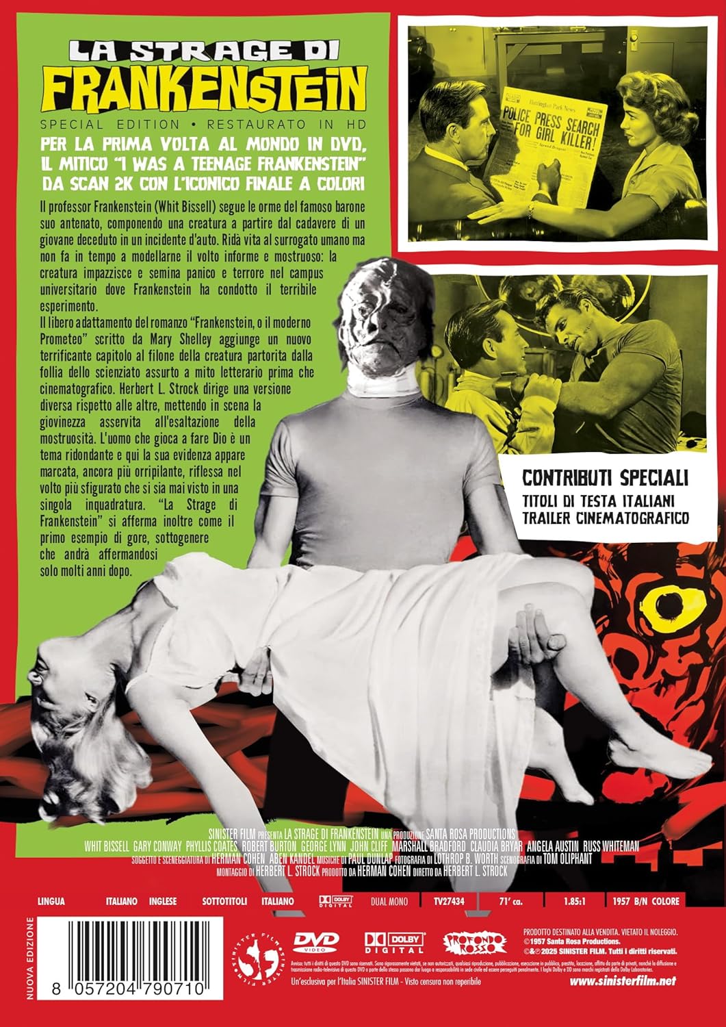 La Strage Di Frankenstein (Restaurato In Hd